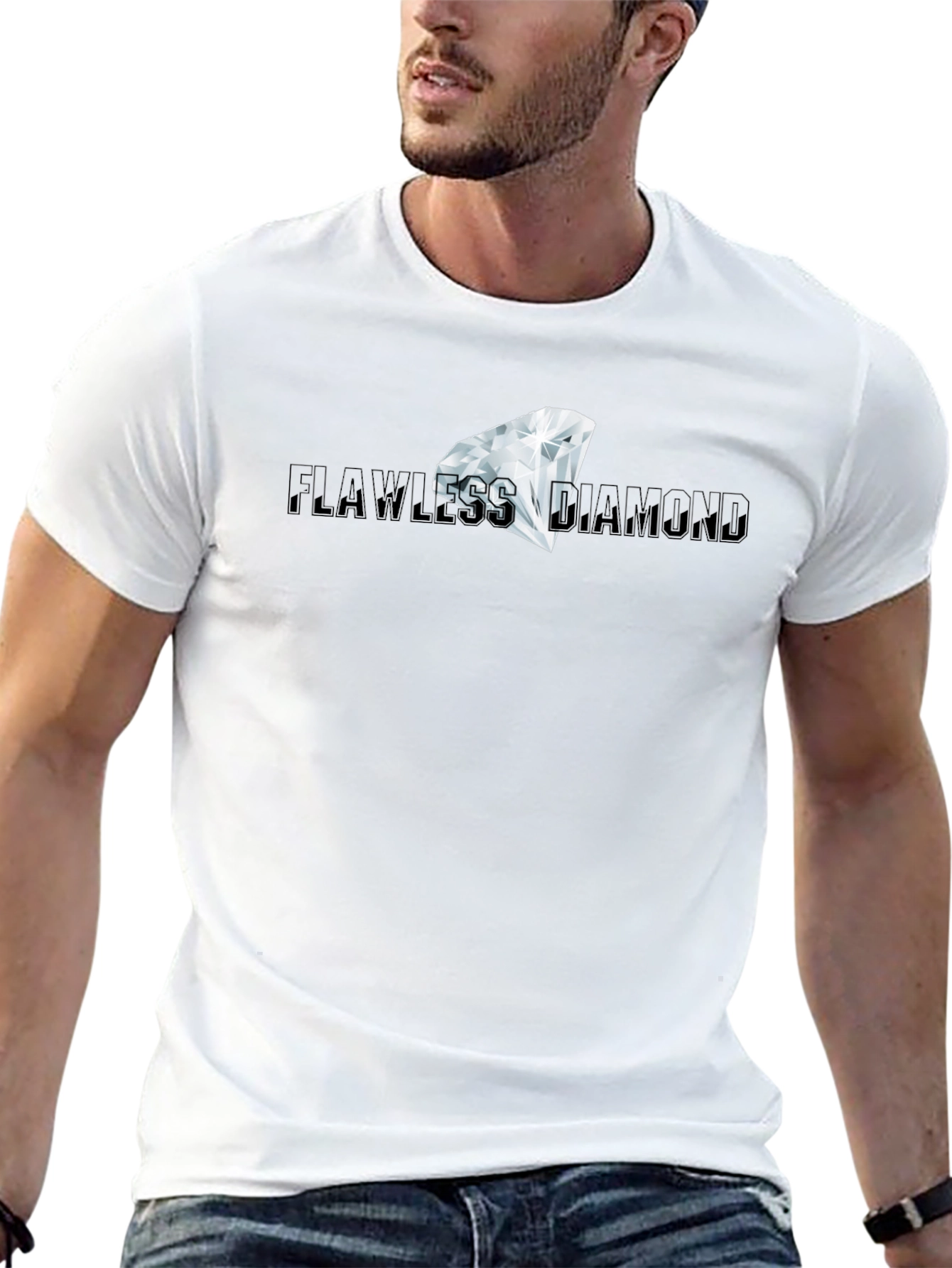 Flawless Diamond Black T-Shirt