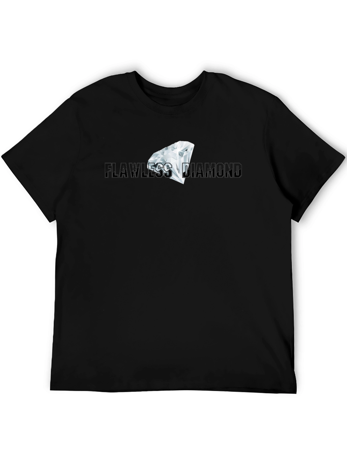 Flawless Diamond Black T-Shirt