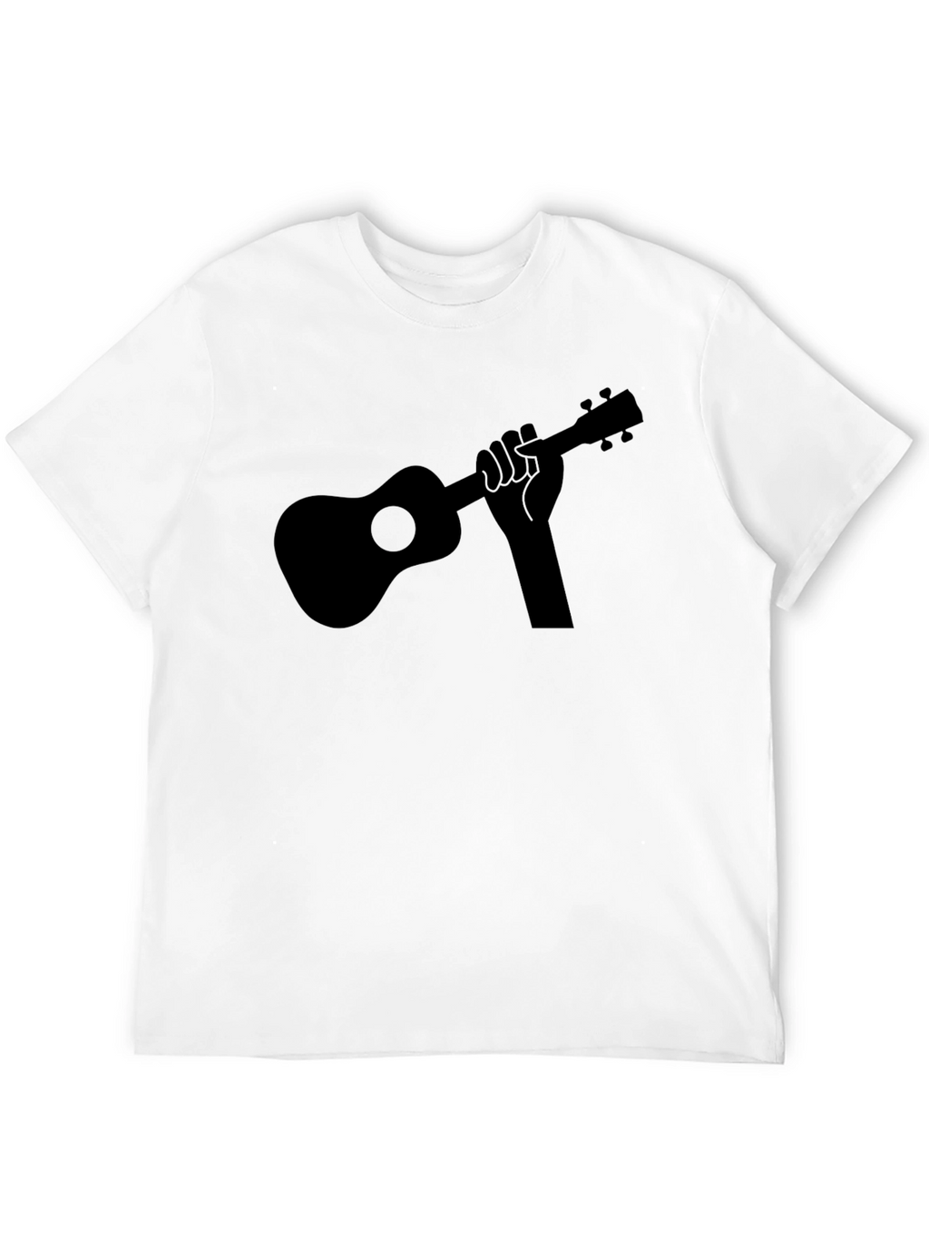 Ukulele Hand T-Shirt - Musical Design