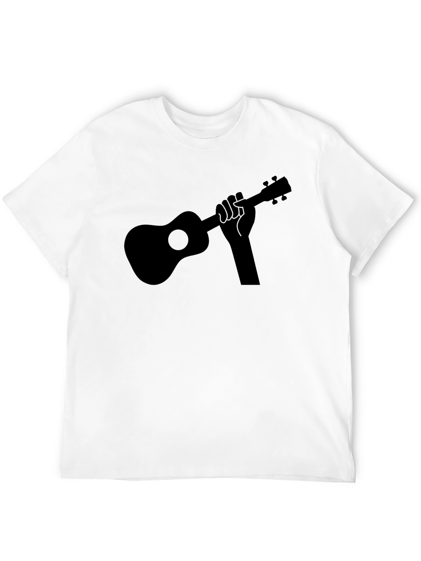 Ukulele Hand T-Shirt - Musical Design
