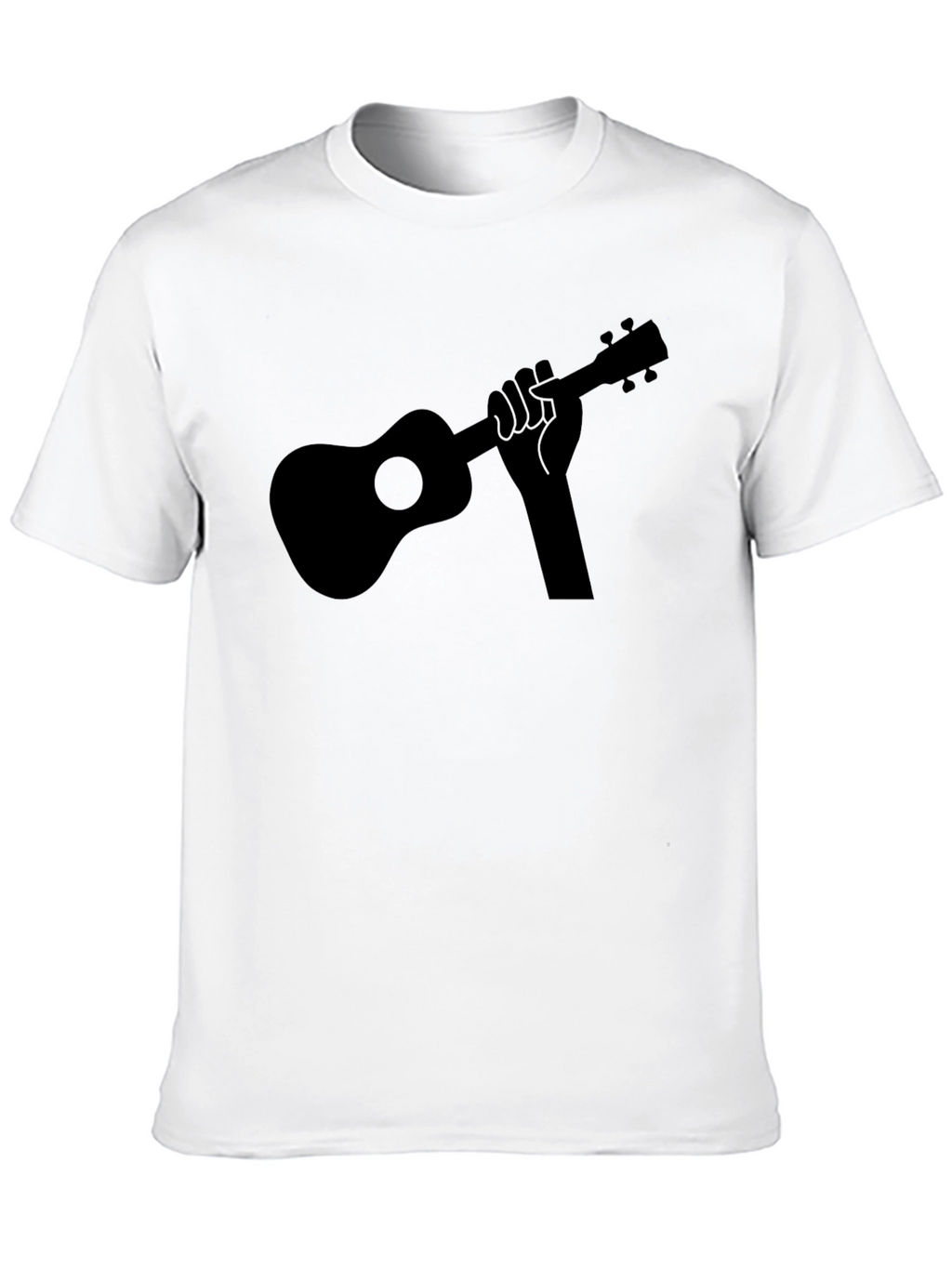 Ukulele Hand T-Shirt - Musical Design