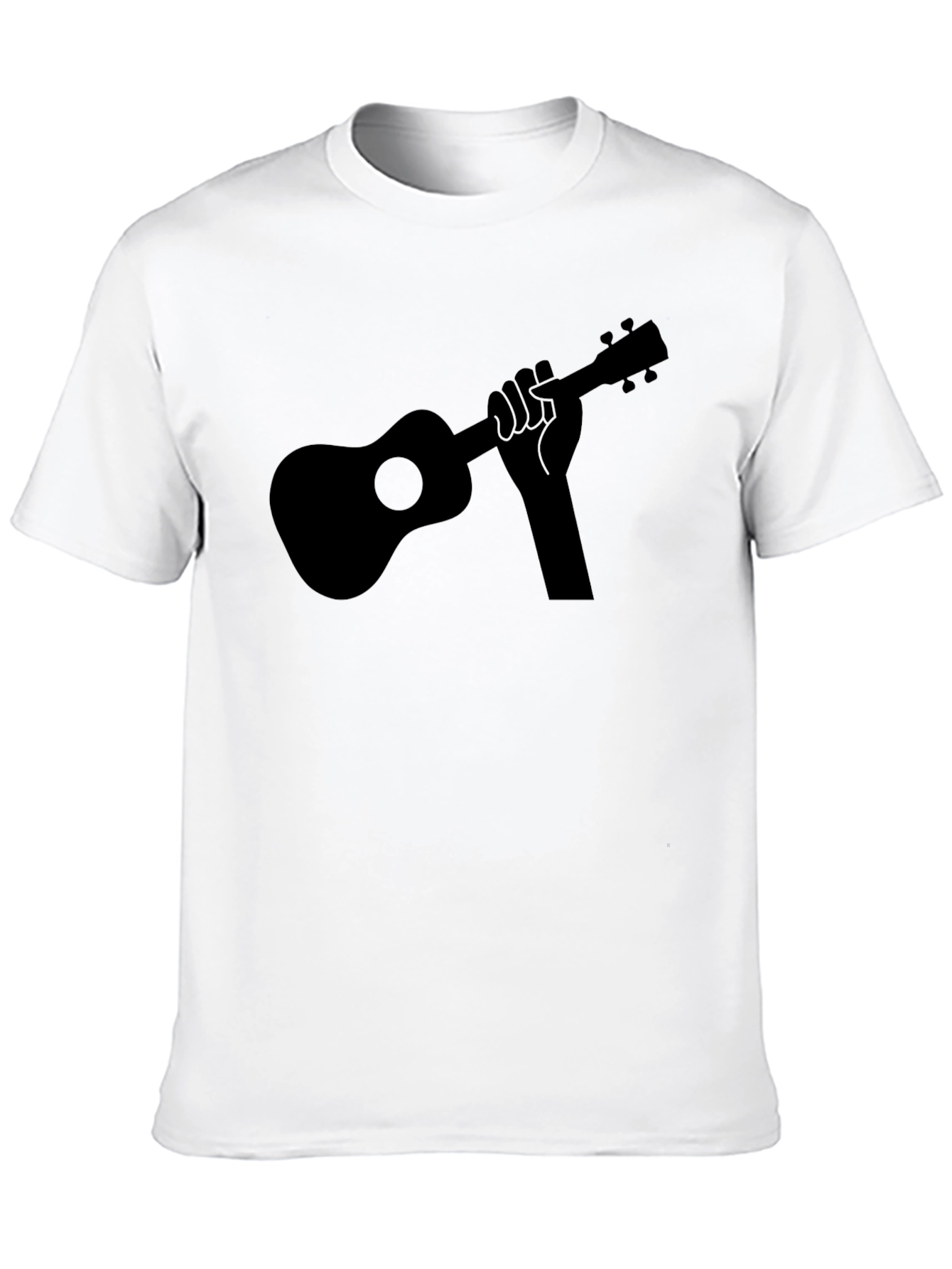 Ukulele Hand T-Shirt - Musical Design