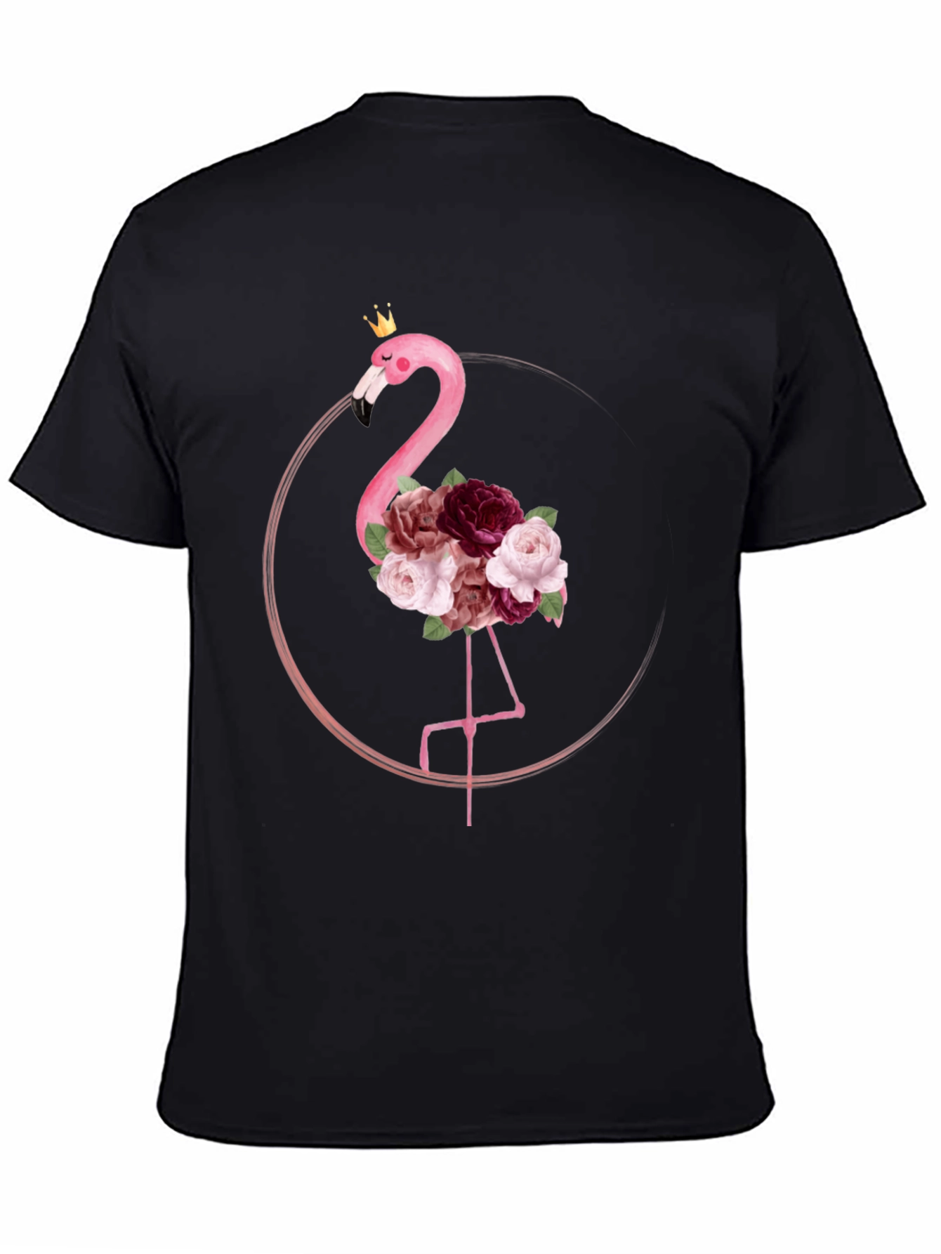 Floral Flamingo Graphic Tee