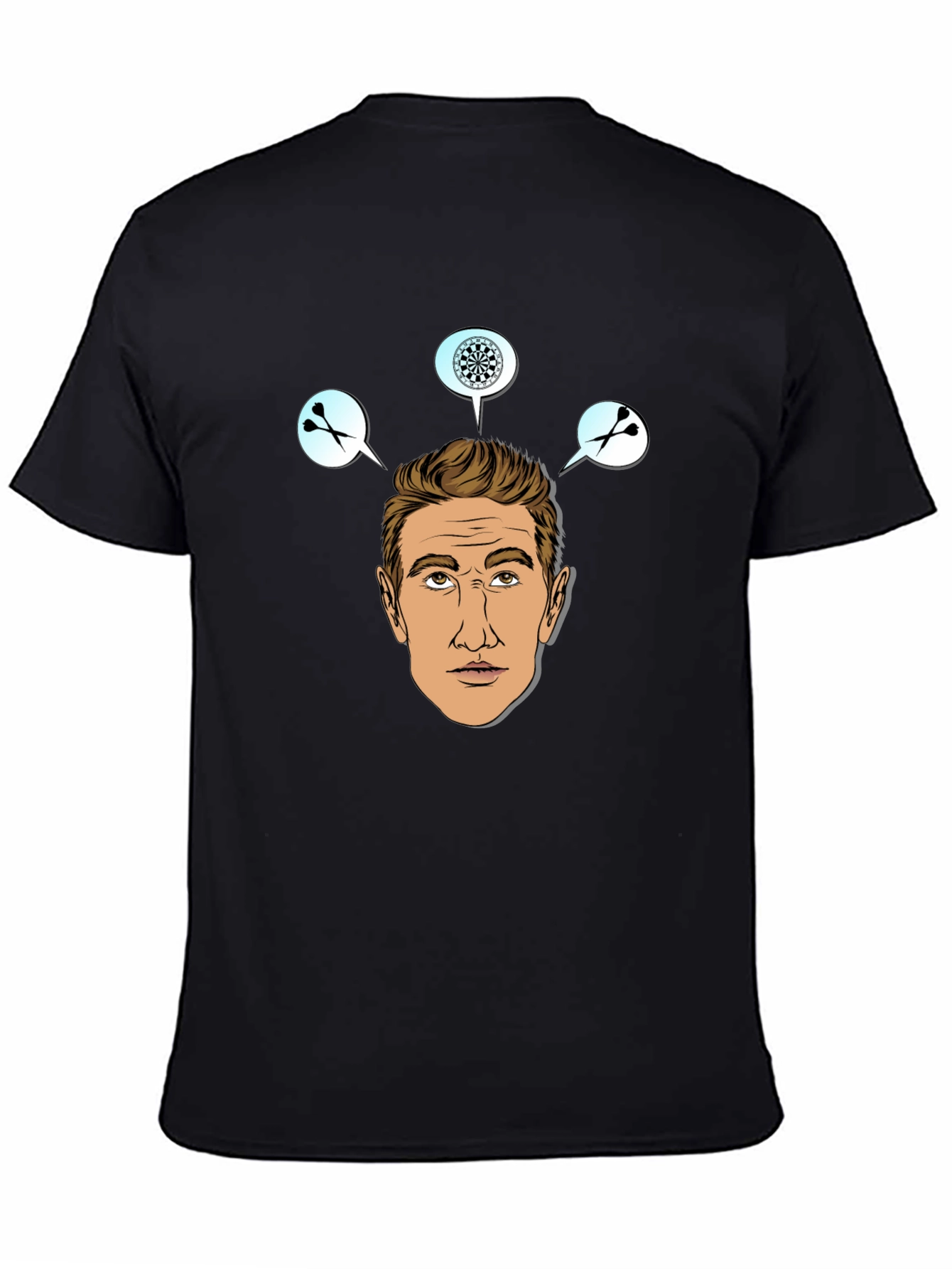 Darts Player Graphic Print T-Shirt