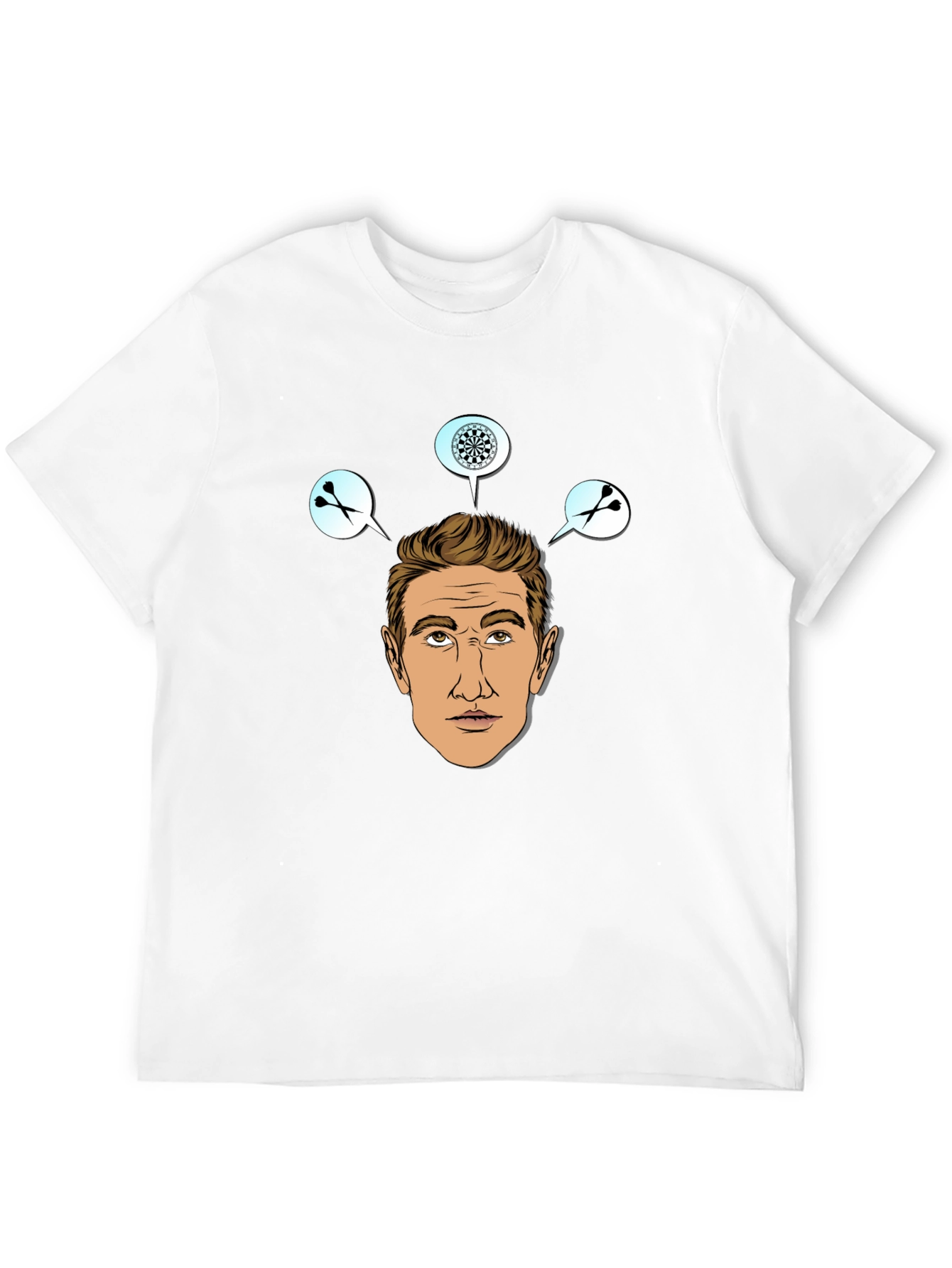 Darts Player Graphic Print T-Shirt