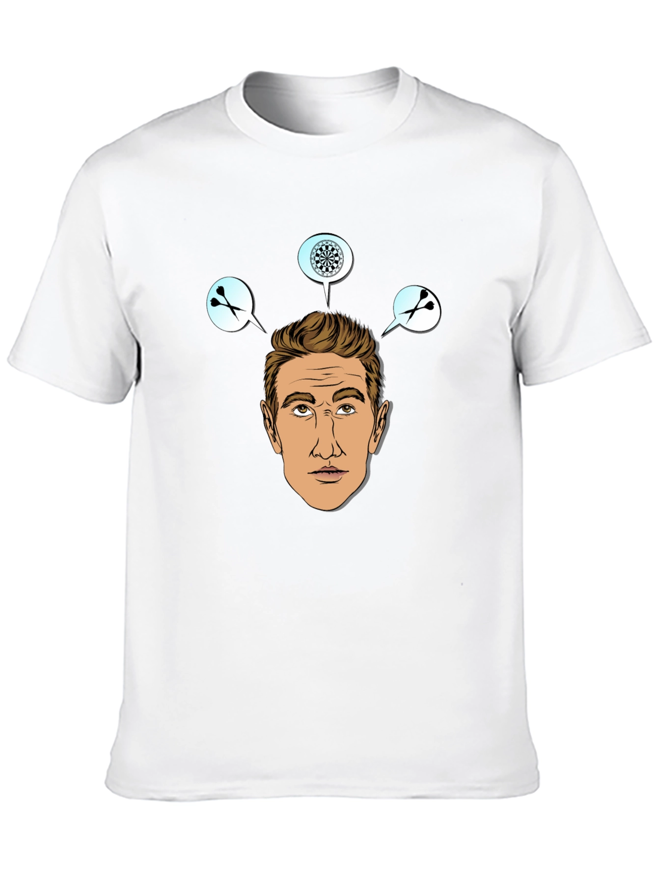 Darts Player Graphic Print T-Shirt