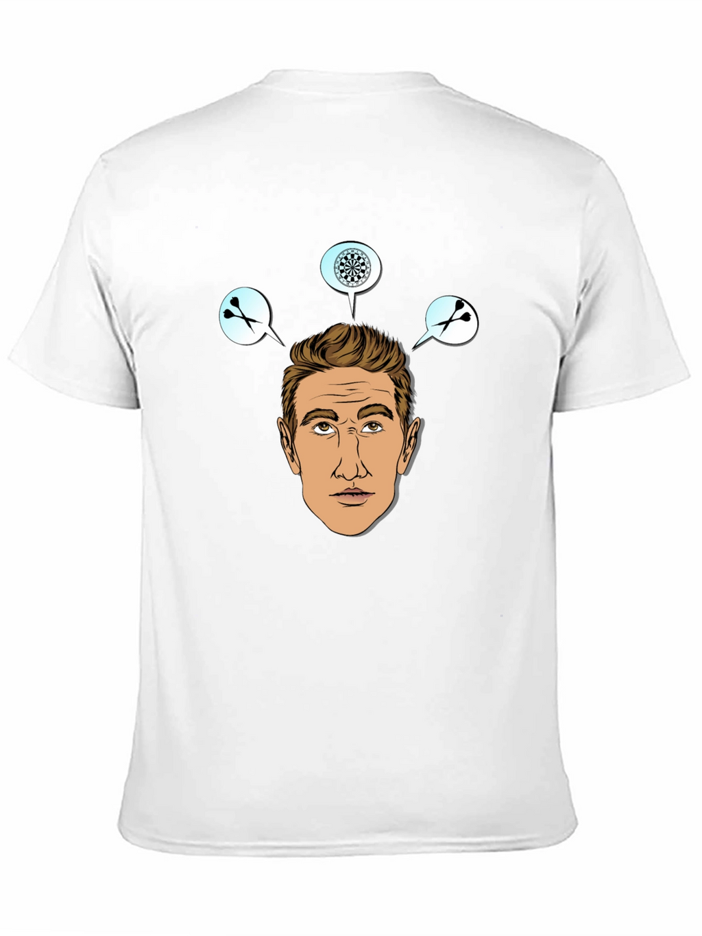 Darts Player Graphic Print T-Shirt