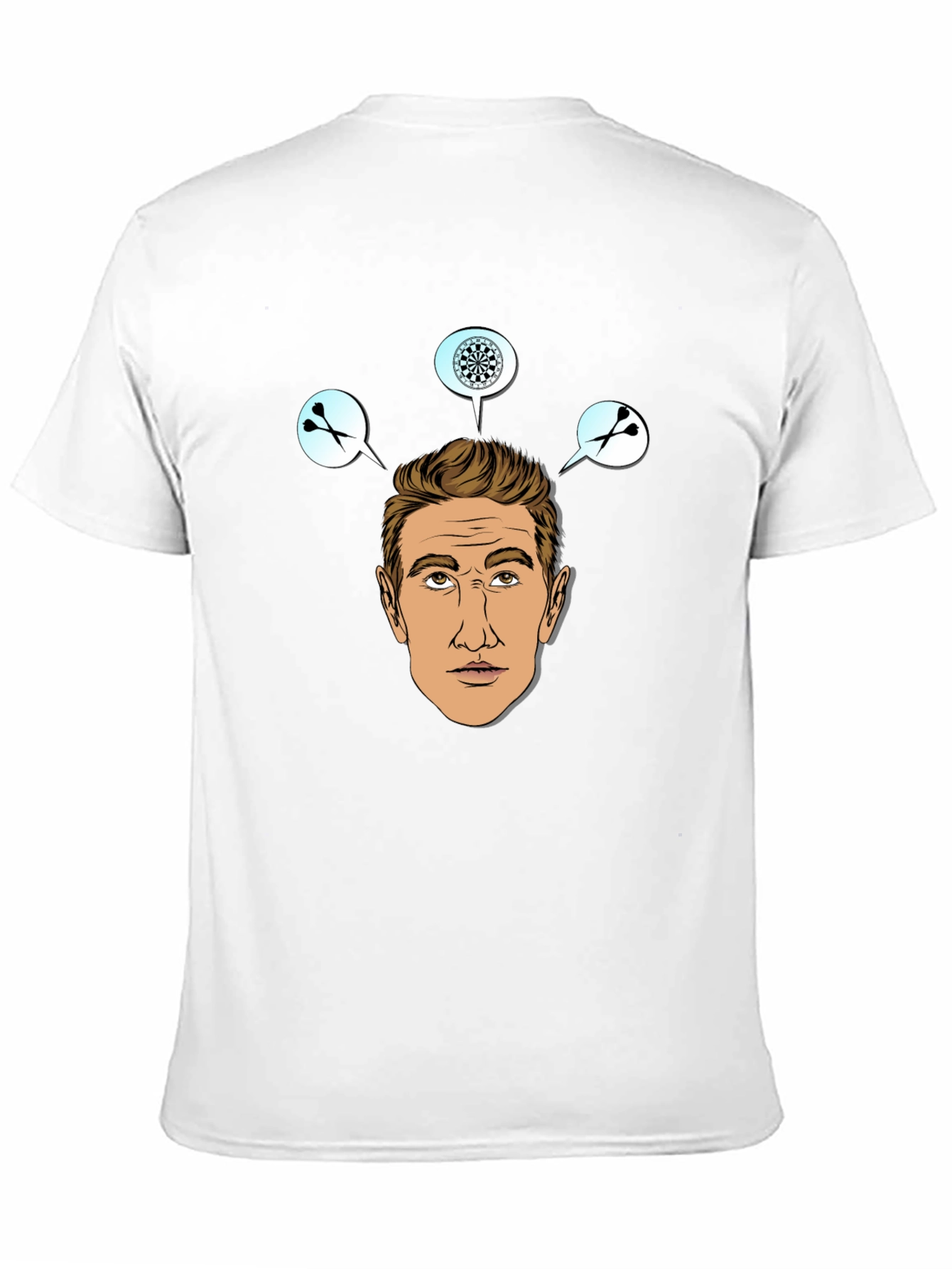 Darts Player Graphic Print T-Shirt