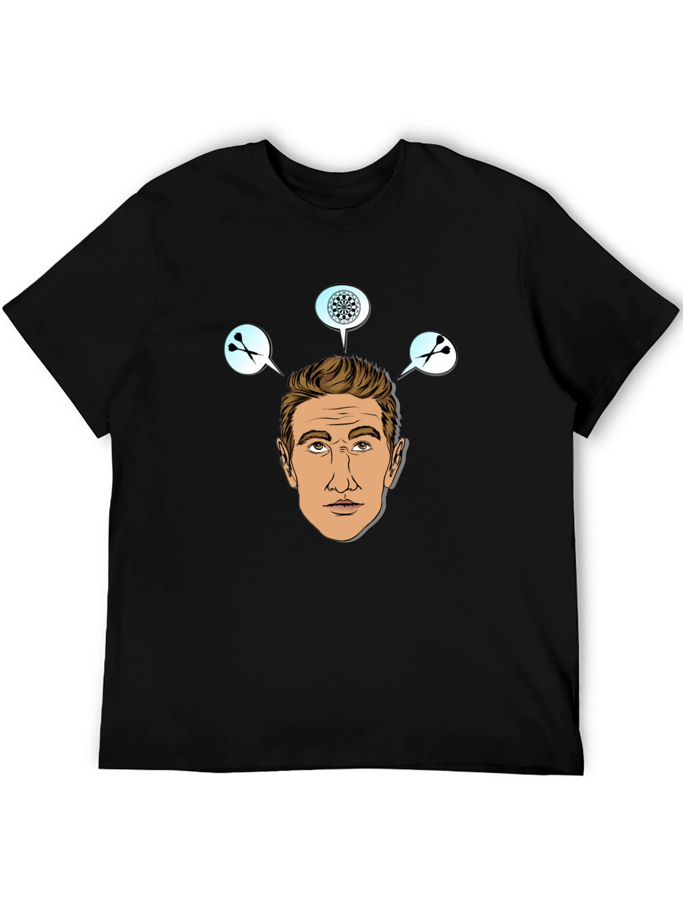 Darts Player Graphic Print T-Shirt