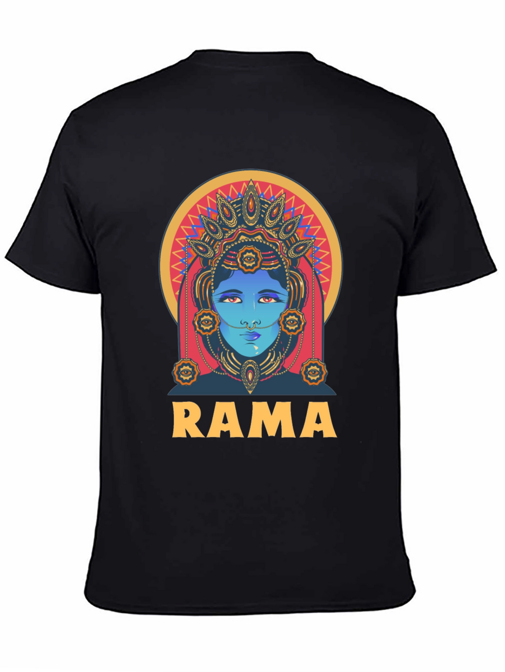 Rama Graphic Tee - Artistic Indian Design
