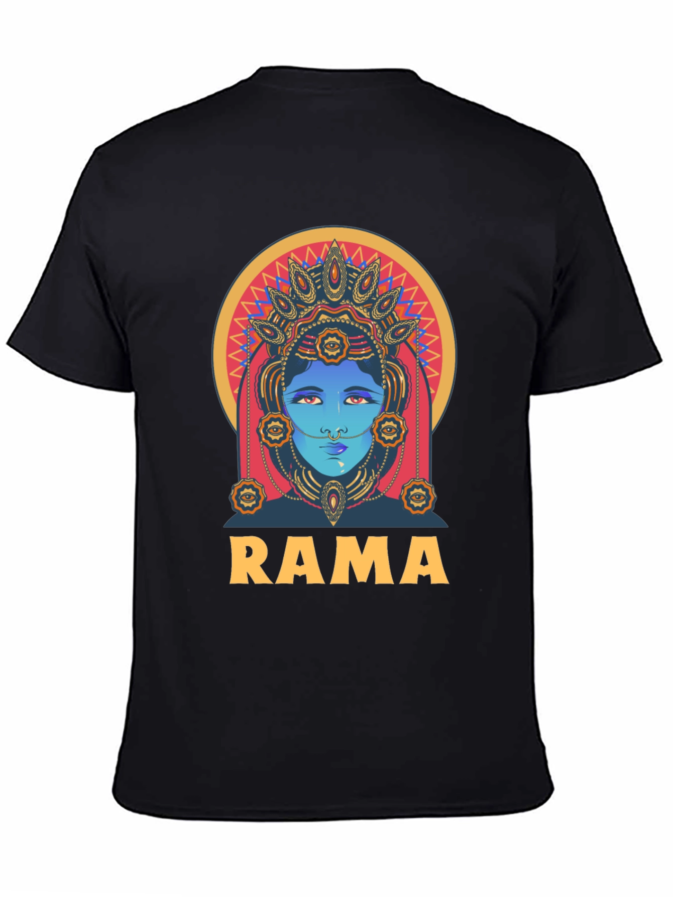 Rama Graphic Tee - Artistic Indian Design