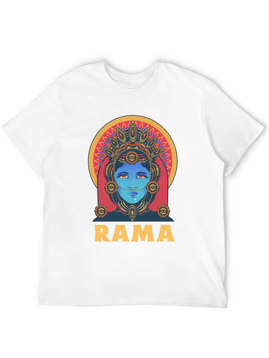 Rama Graphic Tee - Artistic Indian Design