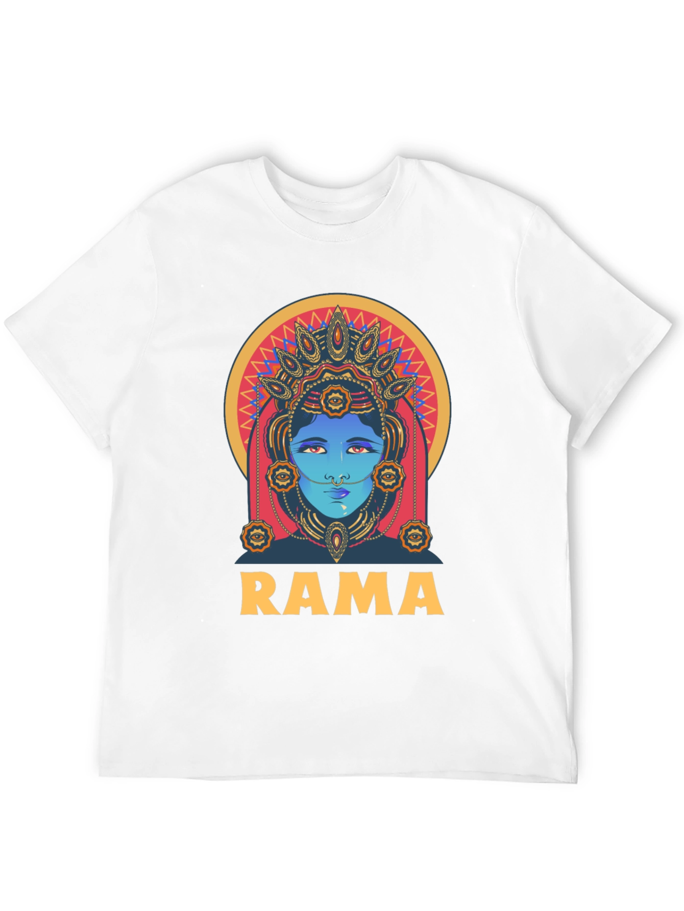 Rama Graphic Tee - Artistic Indian Design