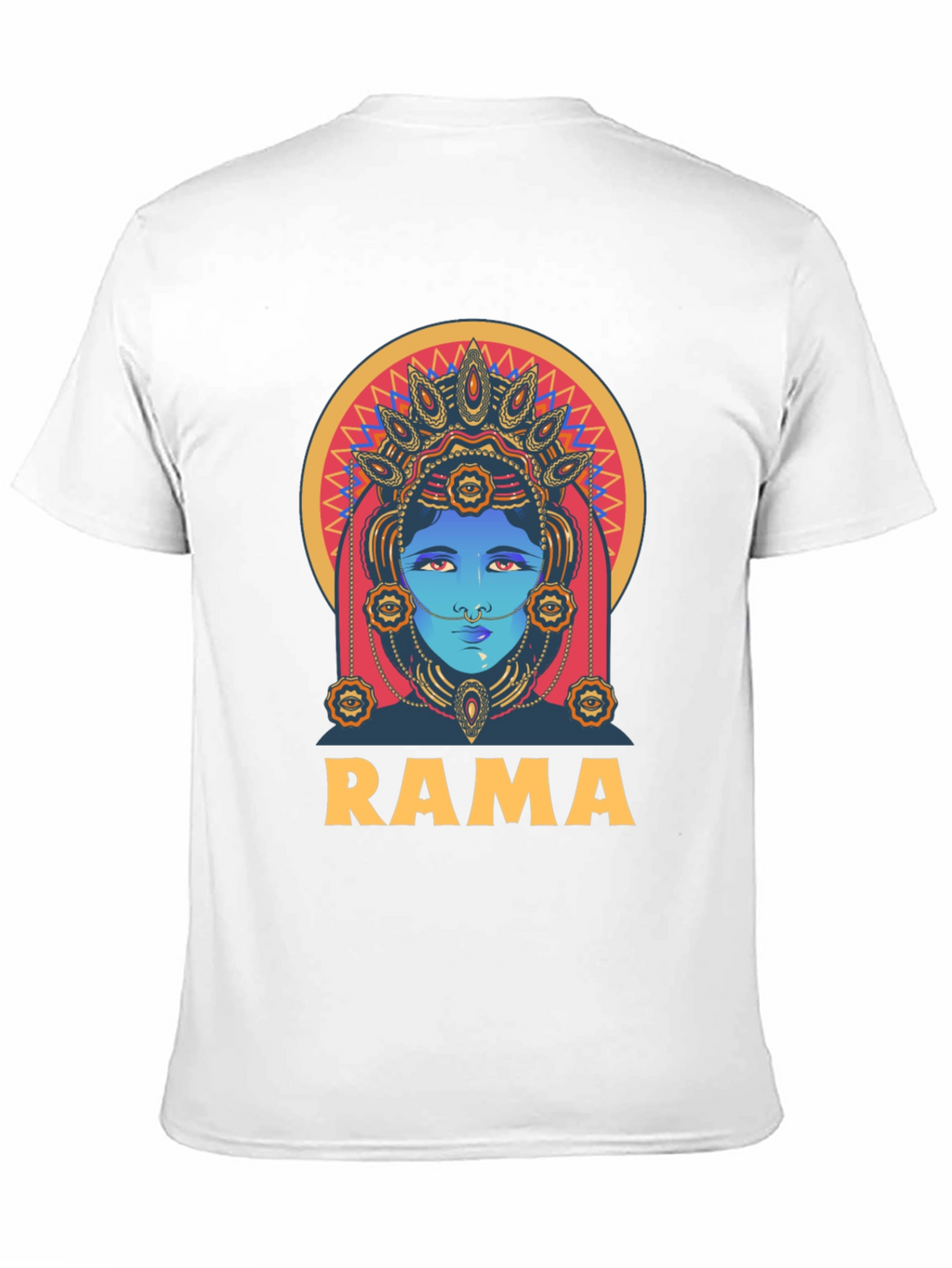 Rama Graphic Tee - Artistic Indian Design