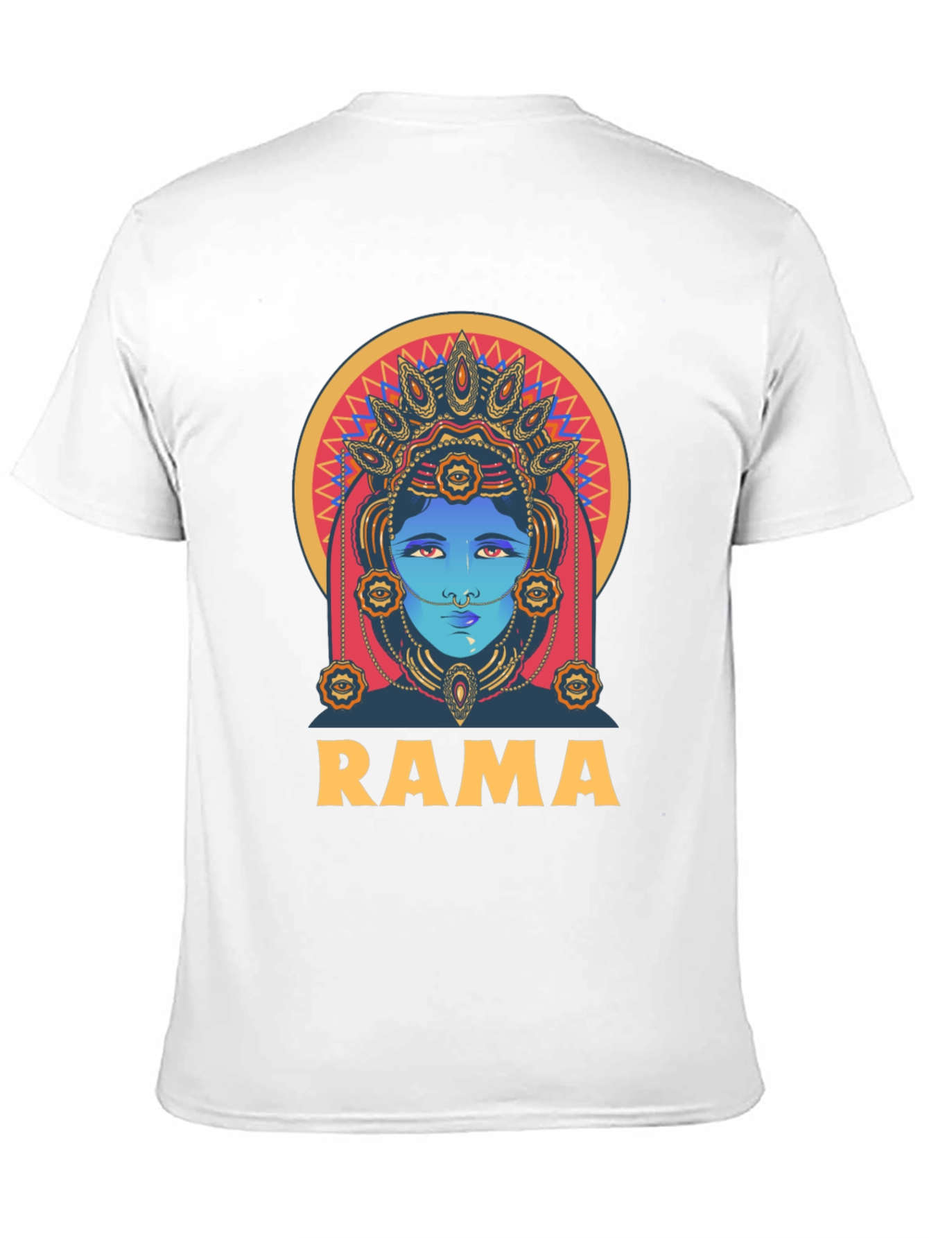 Rama Graphic Tee - Artistic Indian Design