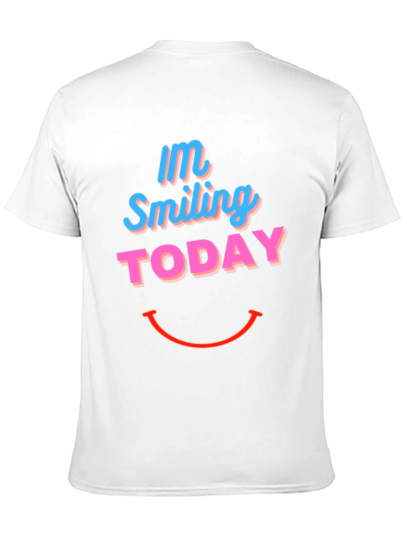Smiling Today Graphic Print Black T-Shirt