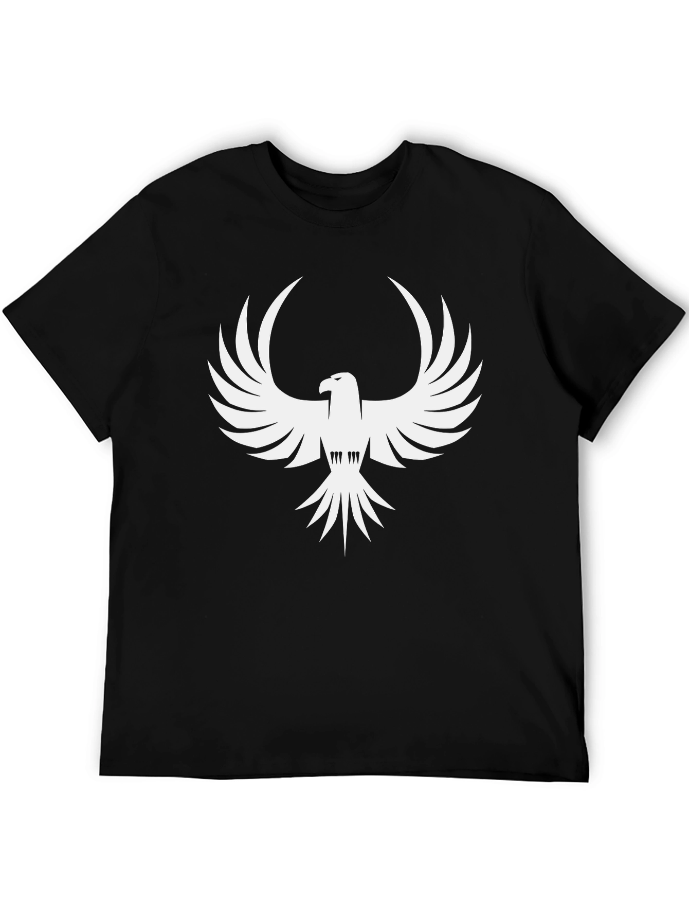 Eagle Graphic Black T-Shirt - Bold Design