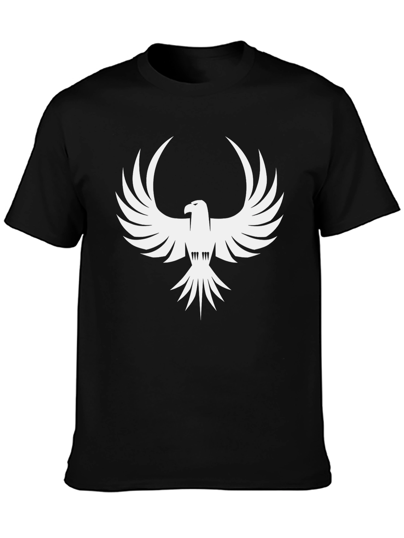 Eagle Graphic Black T-Shirt - Bold Design