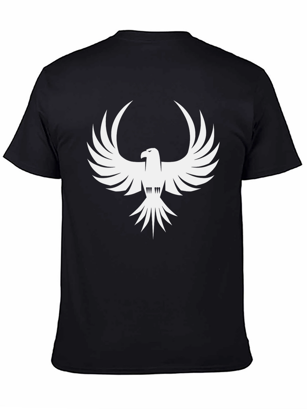 Eagle Graphic Black T-Shirt - Bold Design