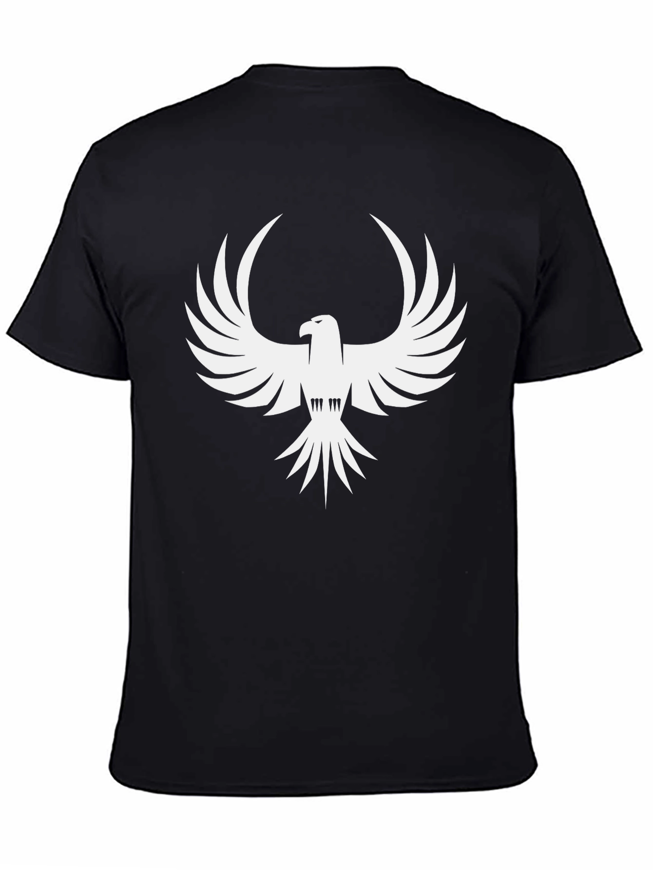 Eagle Graphic Black T-Shirt - Bold Design