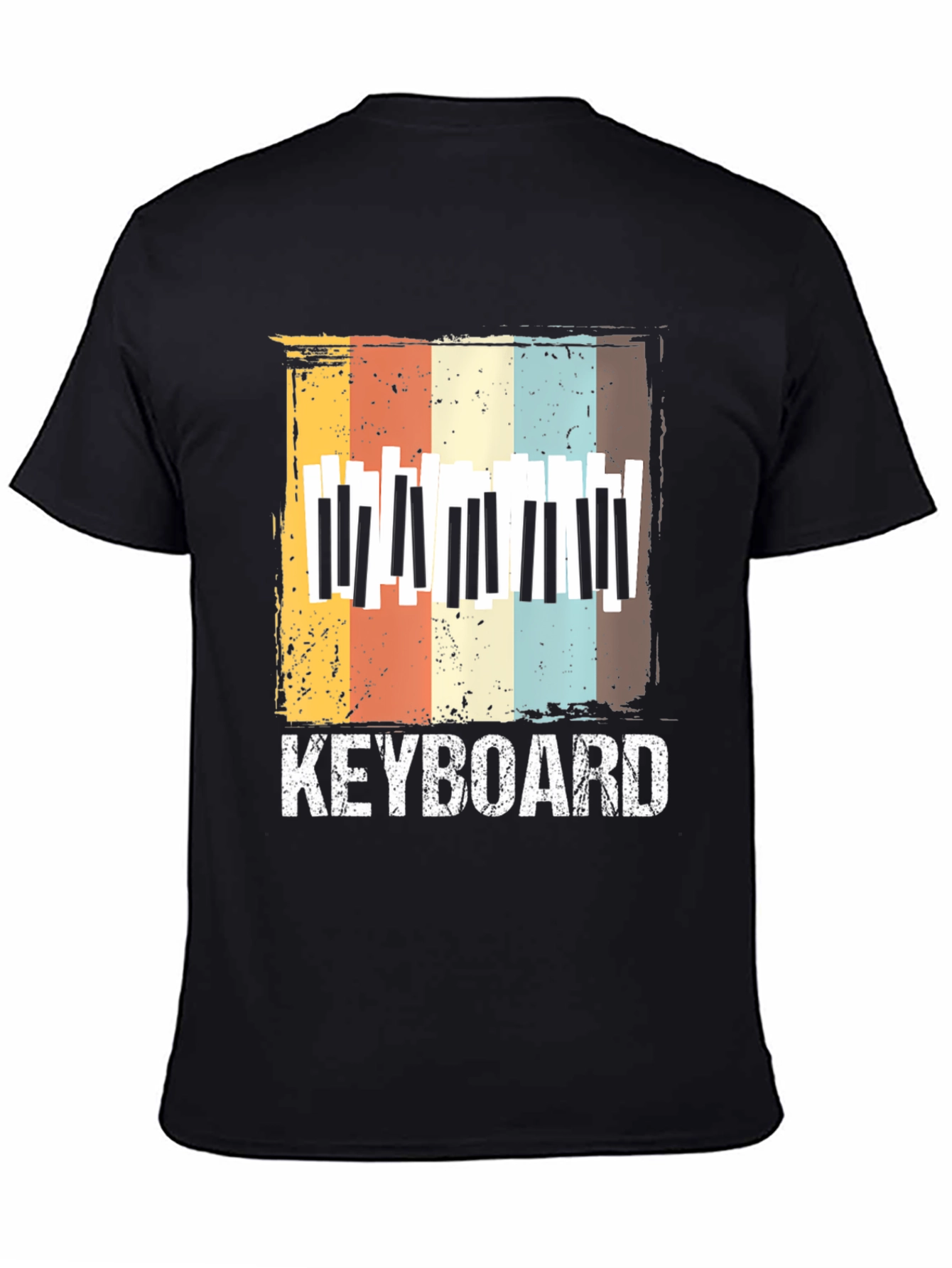 Retro Keyboard T-Shirt - Music Lover Tee
