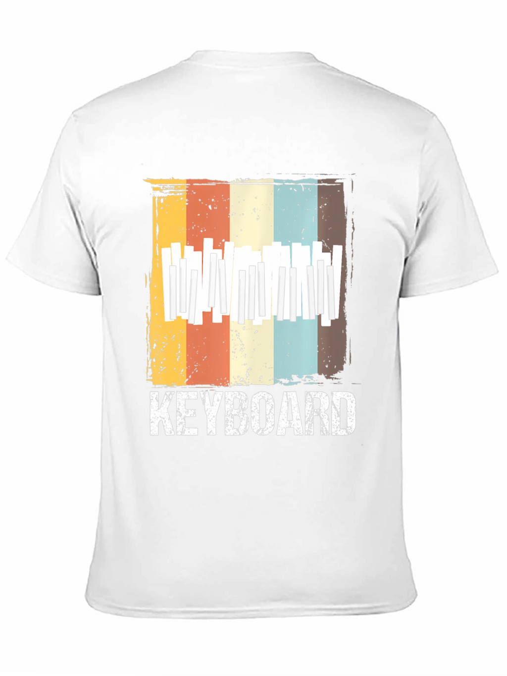 Retro Keyboard T-Shirt - Music Lover Tee