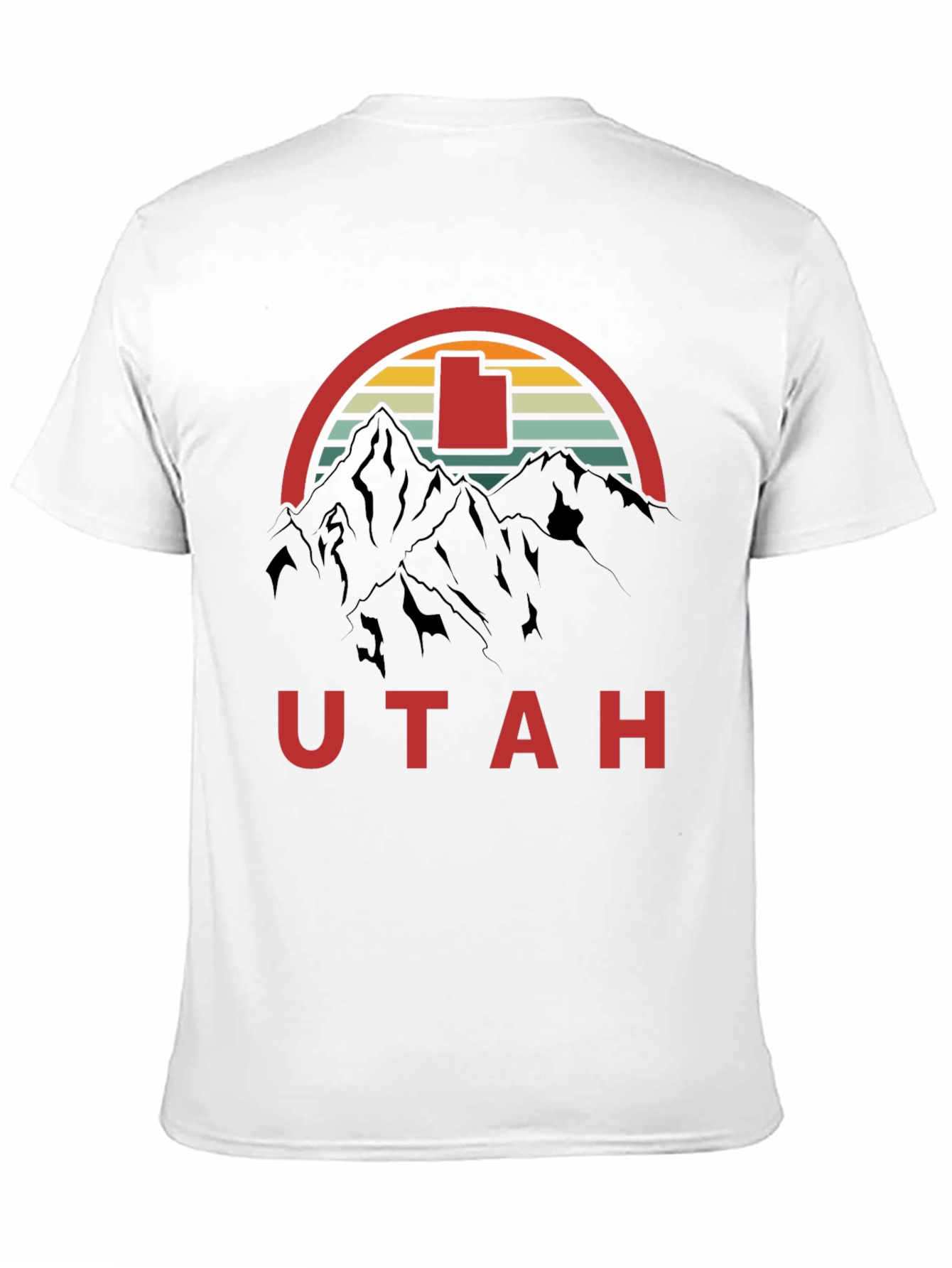Utah Mountain Retro Graphic Tee