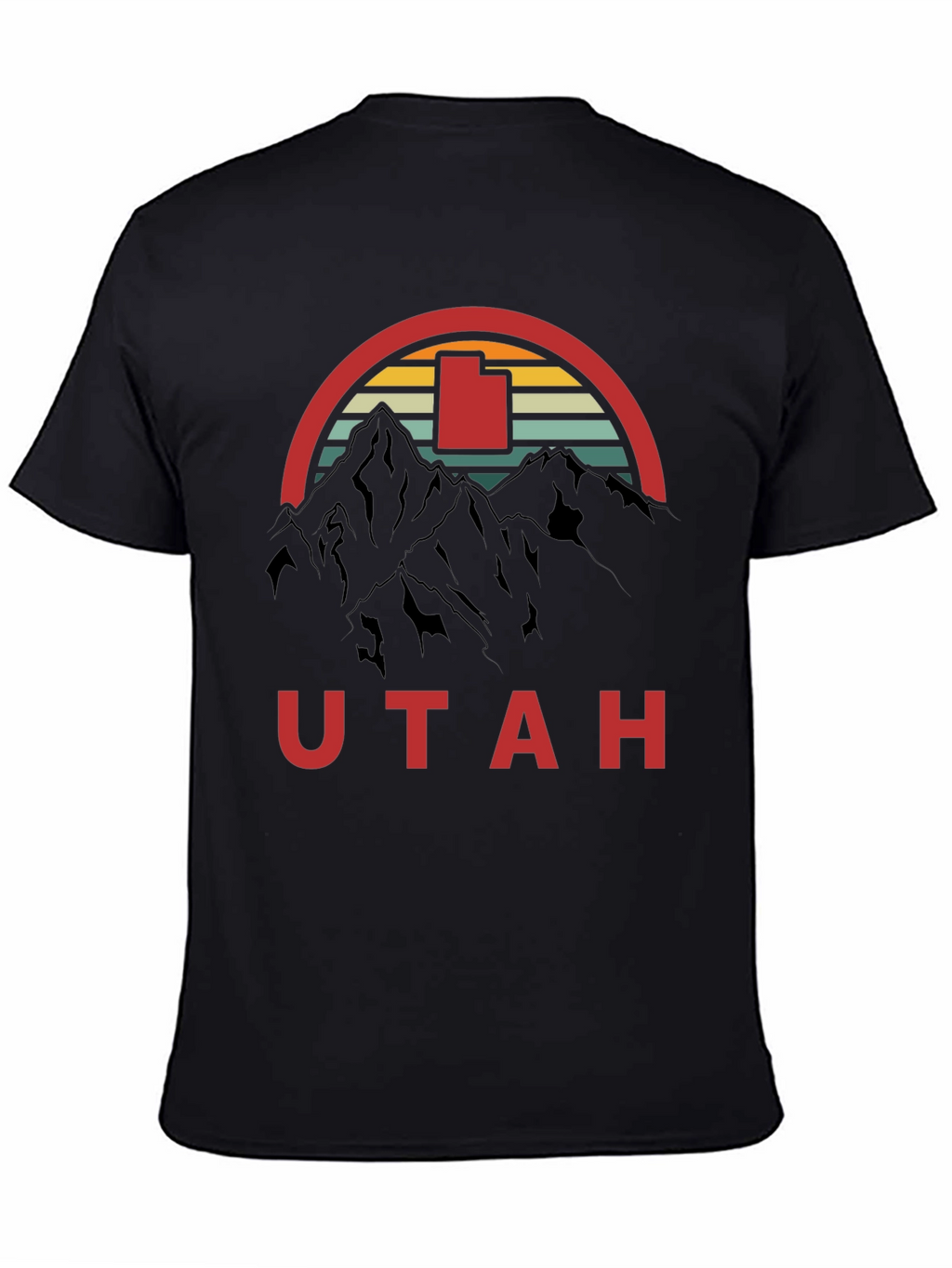 Utah Mountain Retro Graphic Tee