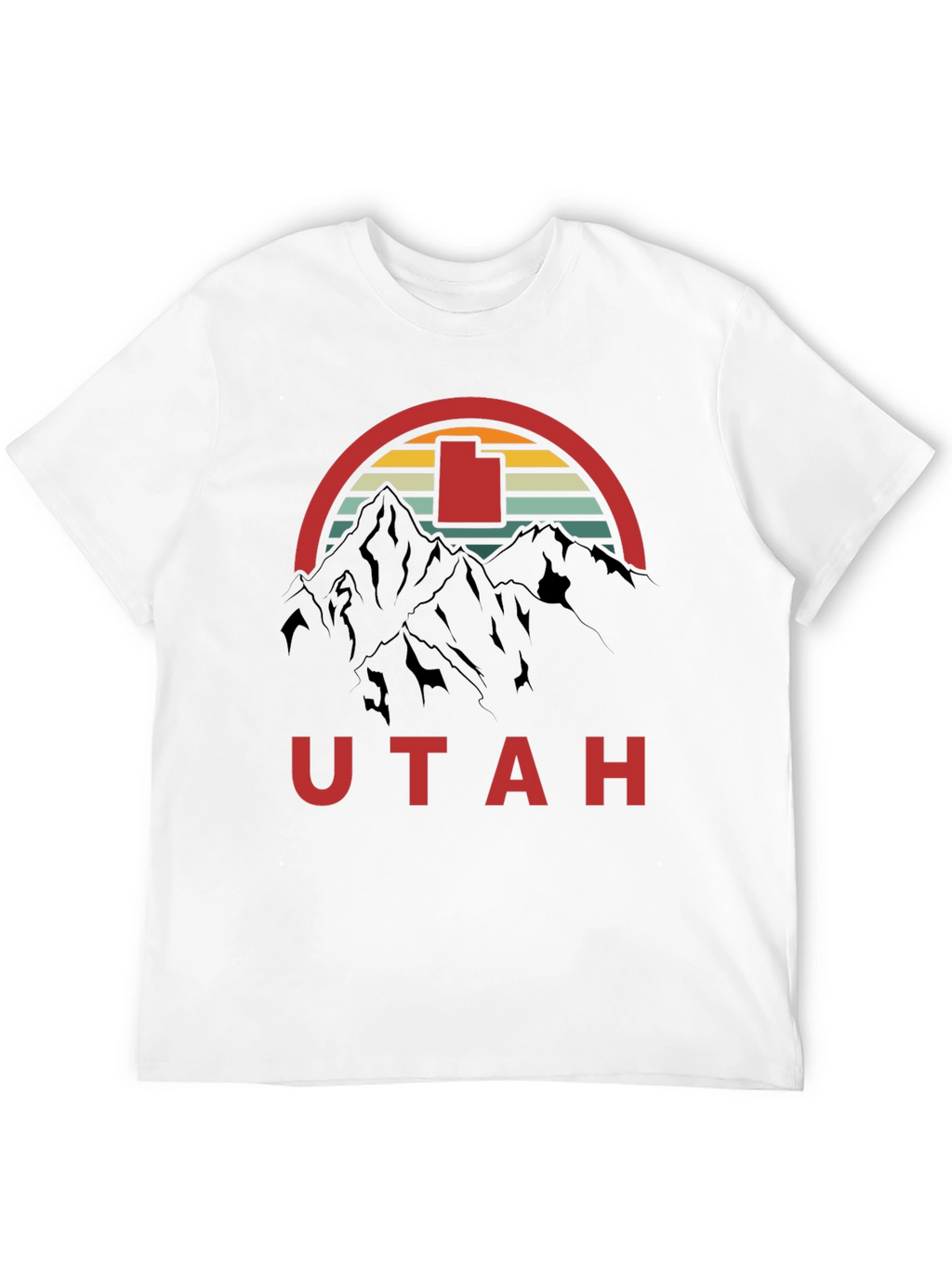 Utah Mountain Retro Graphic Tee