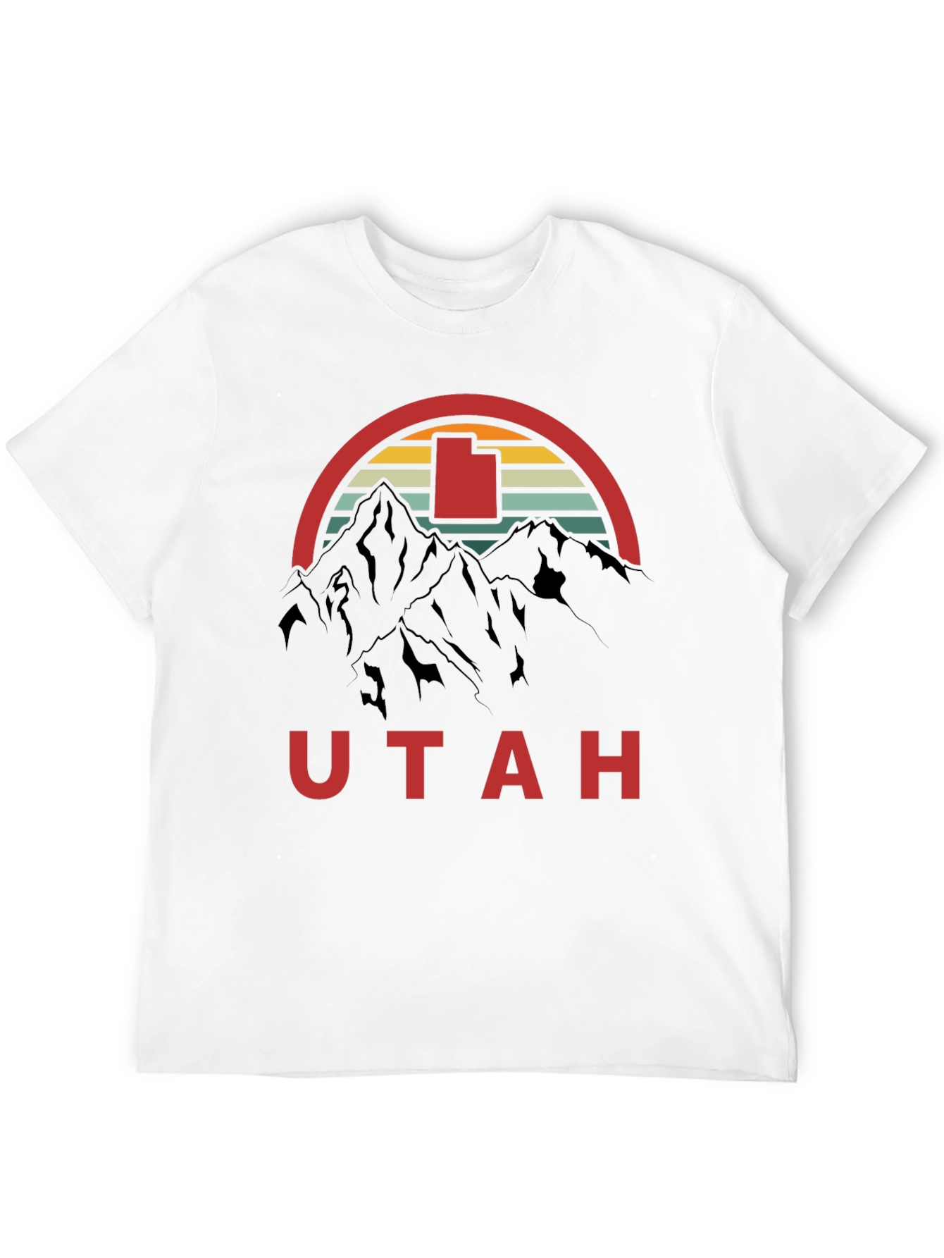 Utah Mountain Retro Graphic Tee