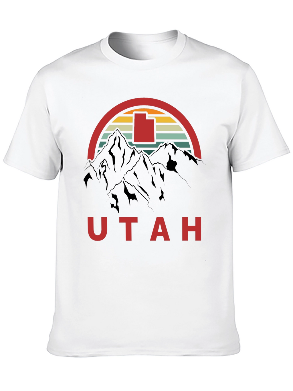 Utah Mountain Retro Graphic Tee