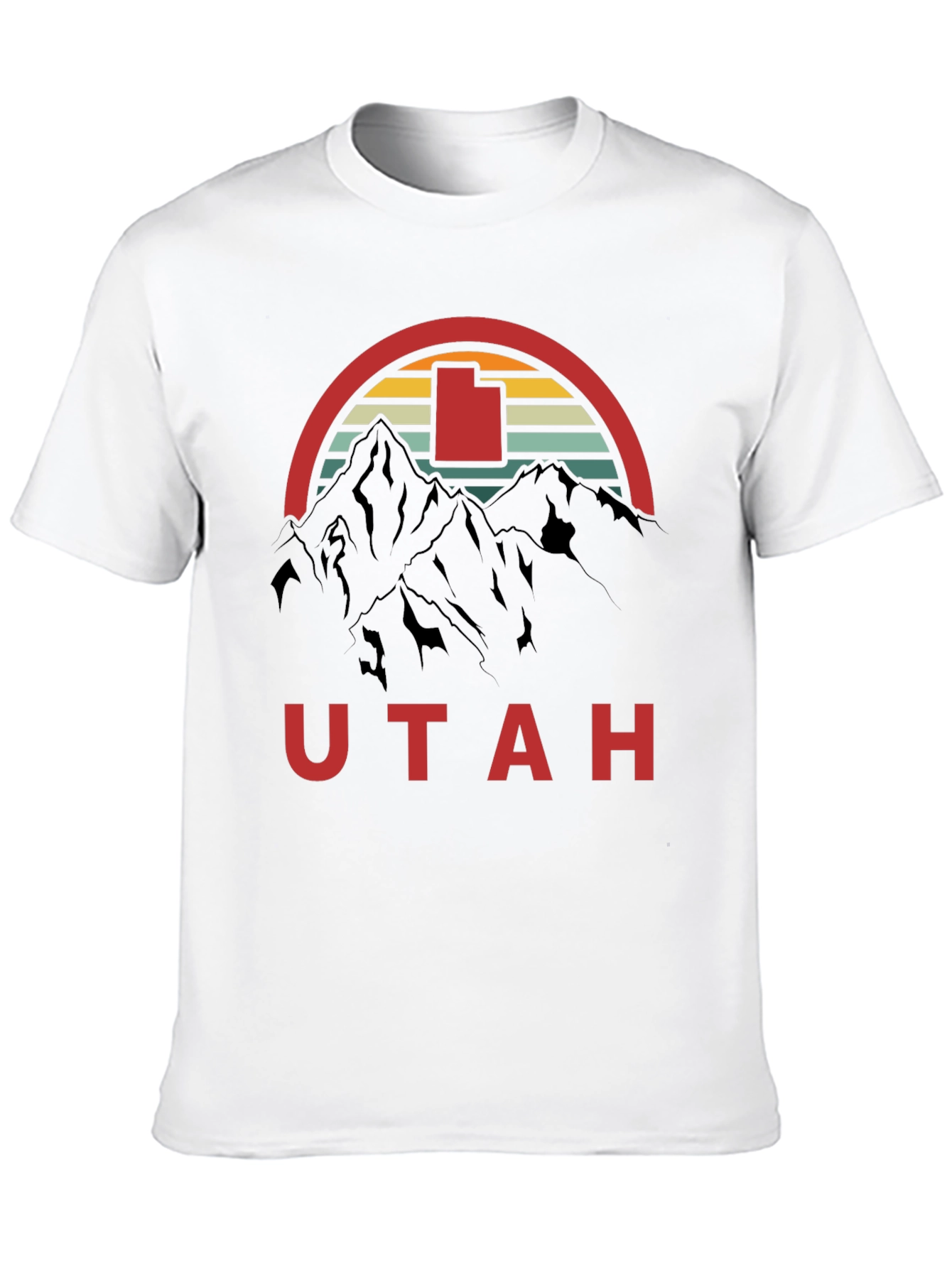Utah Mountain Retro Graphic Tee