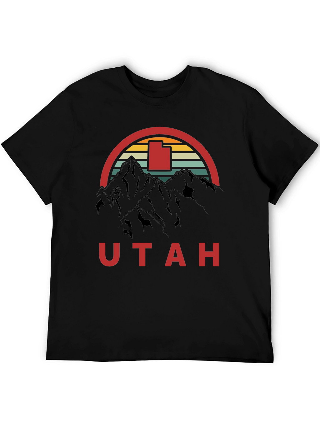 Utah Mountain Retro Graphic Tee