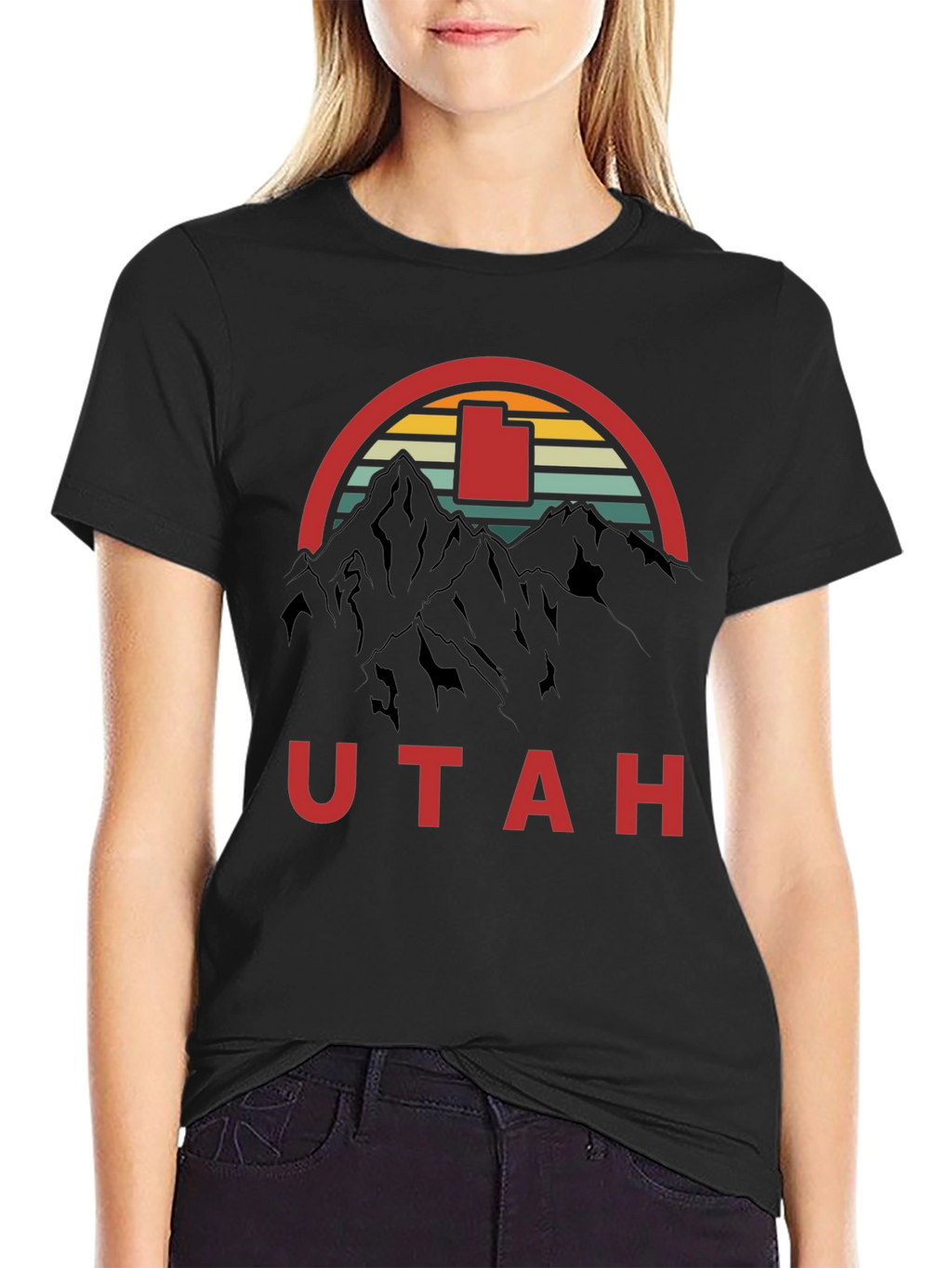 Utah Mountain Retro Graphic Tee