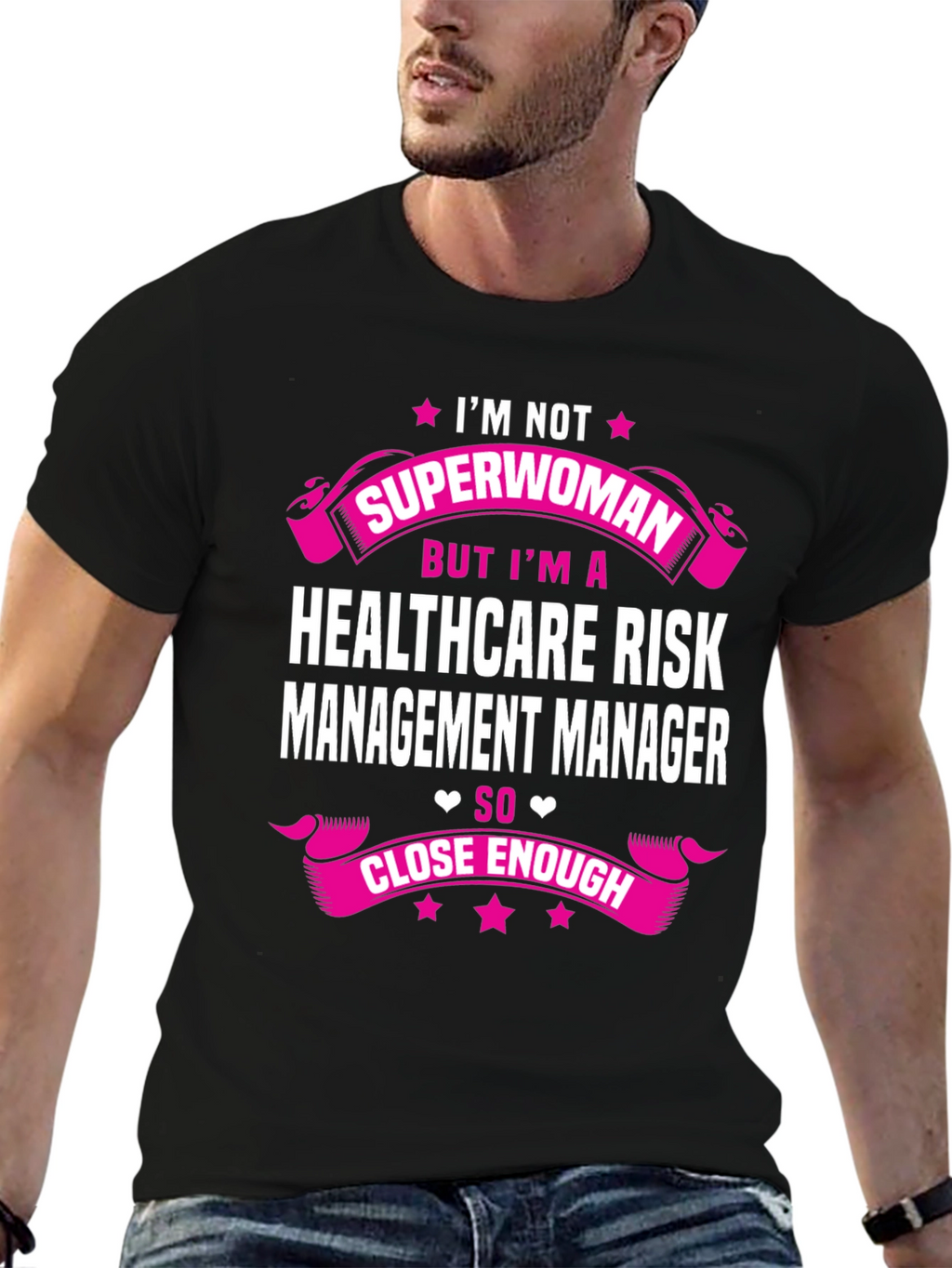 Healthcare Risk Manager Superwoman T-Shirt
