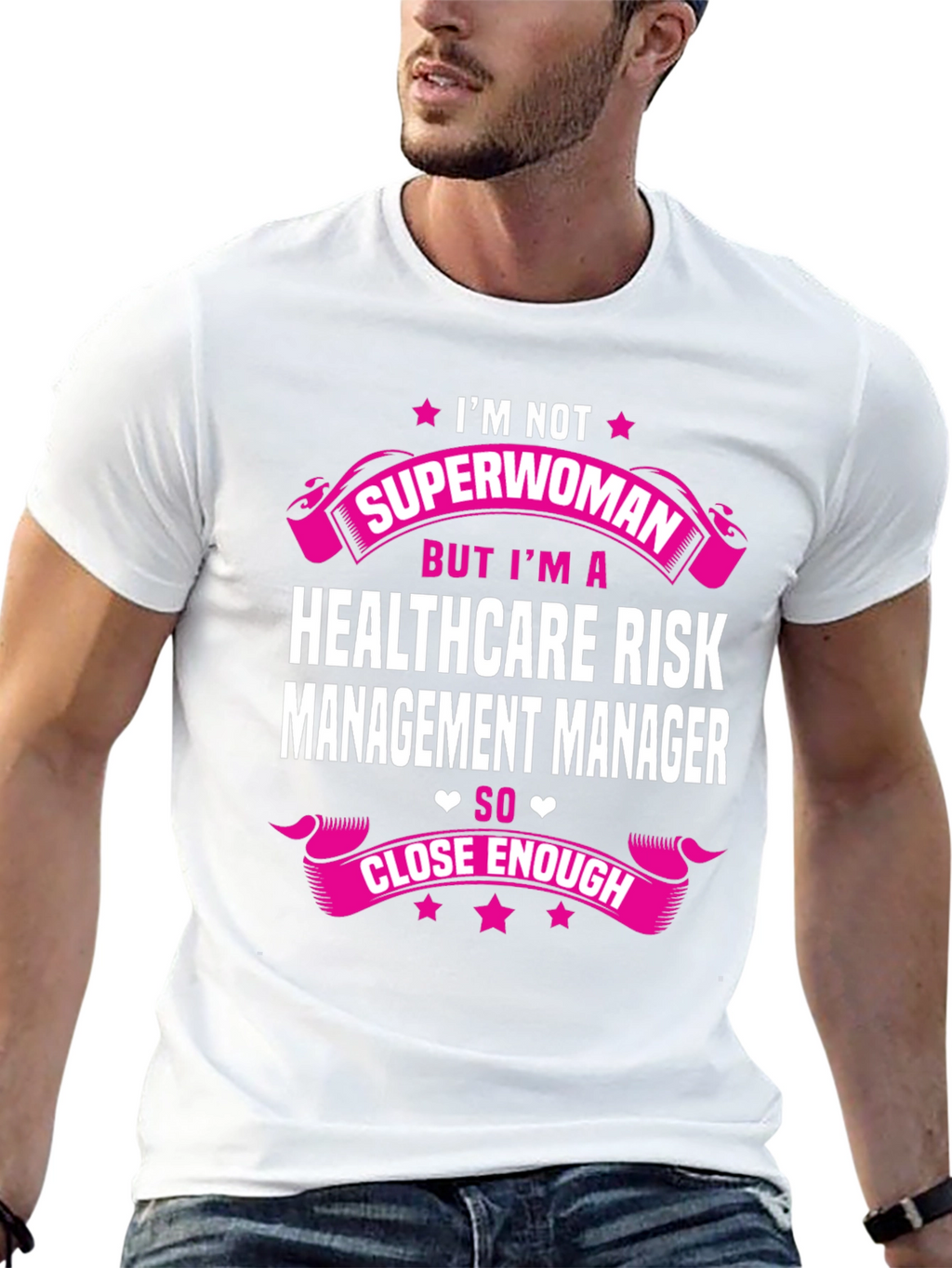 Healthcare Risk Manager Superwoman T-Shirt