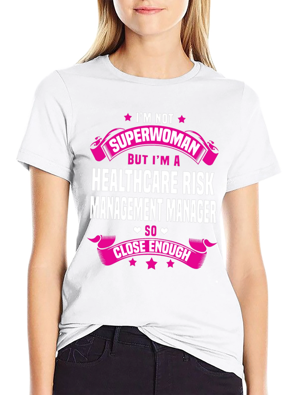 Healthcare Risk Manager Superwoman T-Shirt