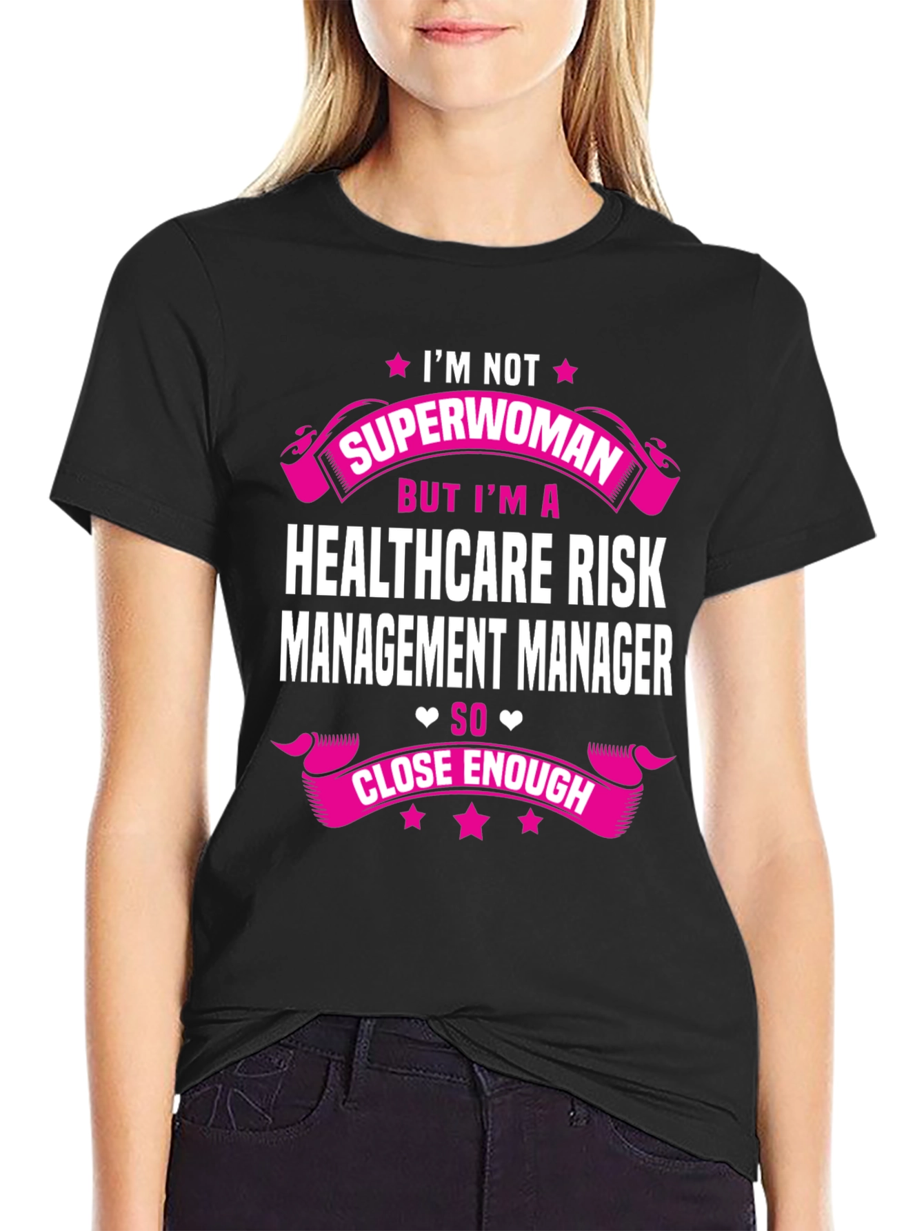 Healthcare Risk Manager Superwoman T-Shirt
