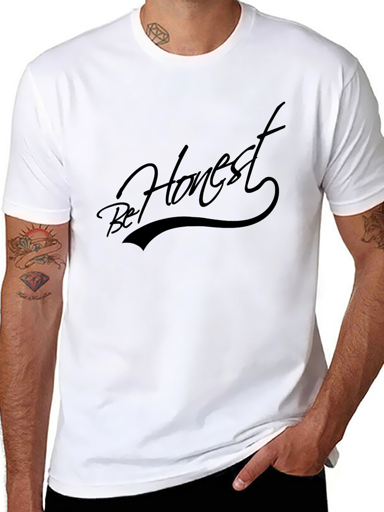 Be Honest Graphic T-Shirt - Modern Style