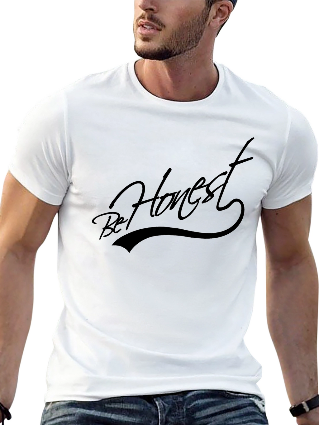 Be Honest Graphic T-Shirt - Modern Style