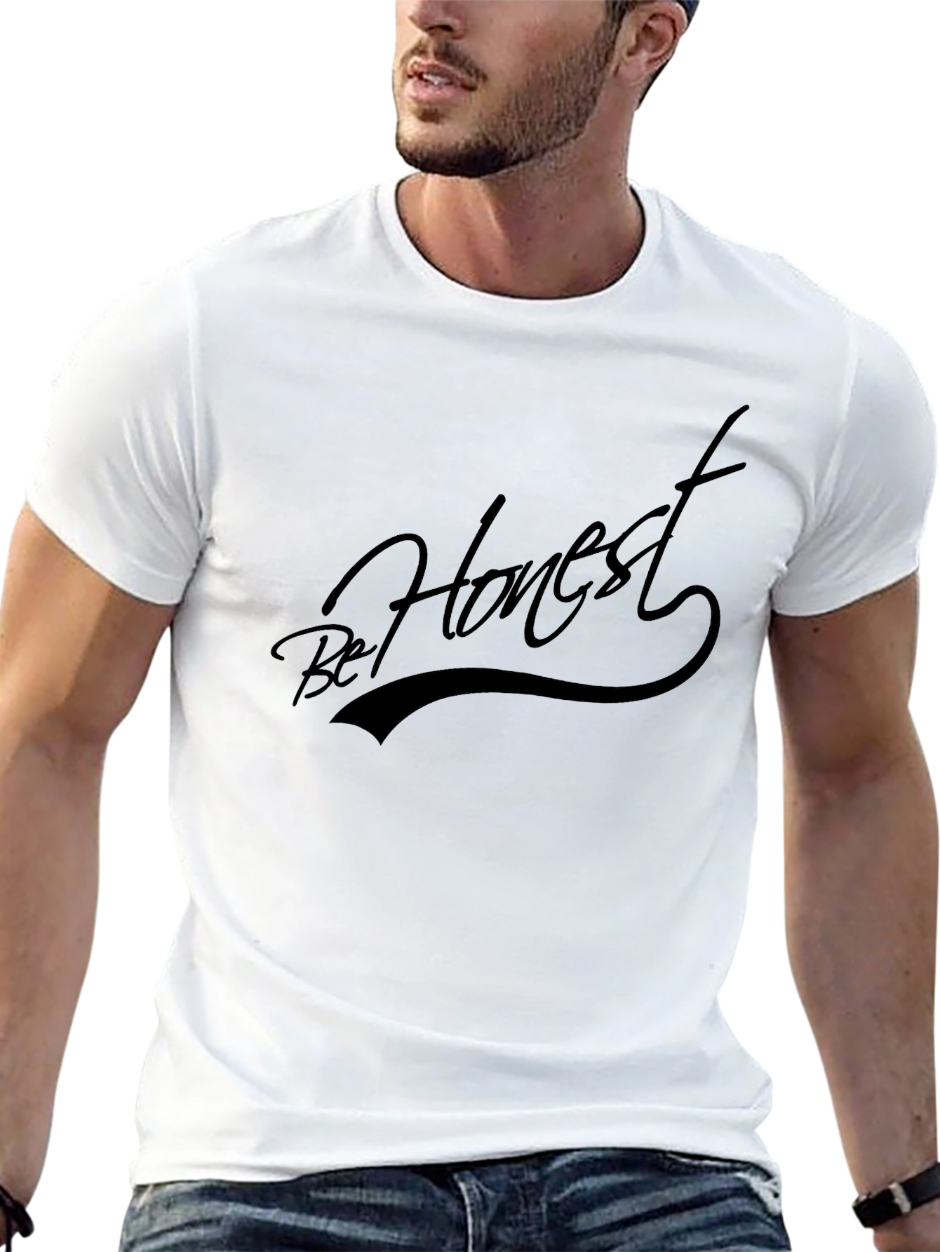 Be Honest Graphic T-Shirt - Modern Style