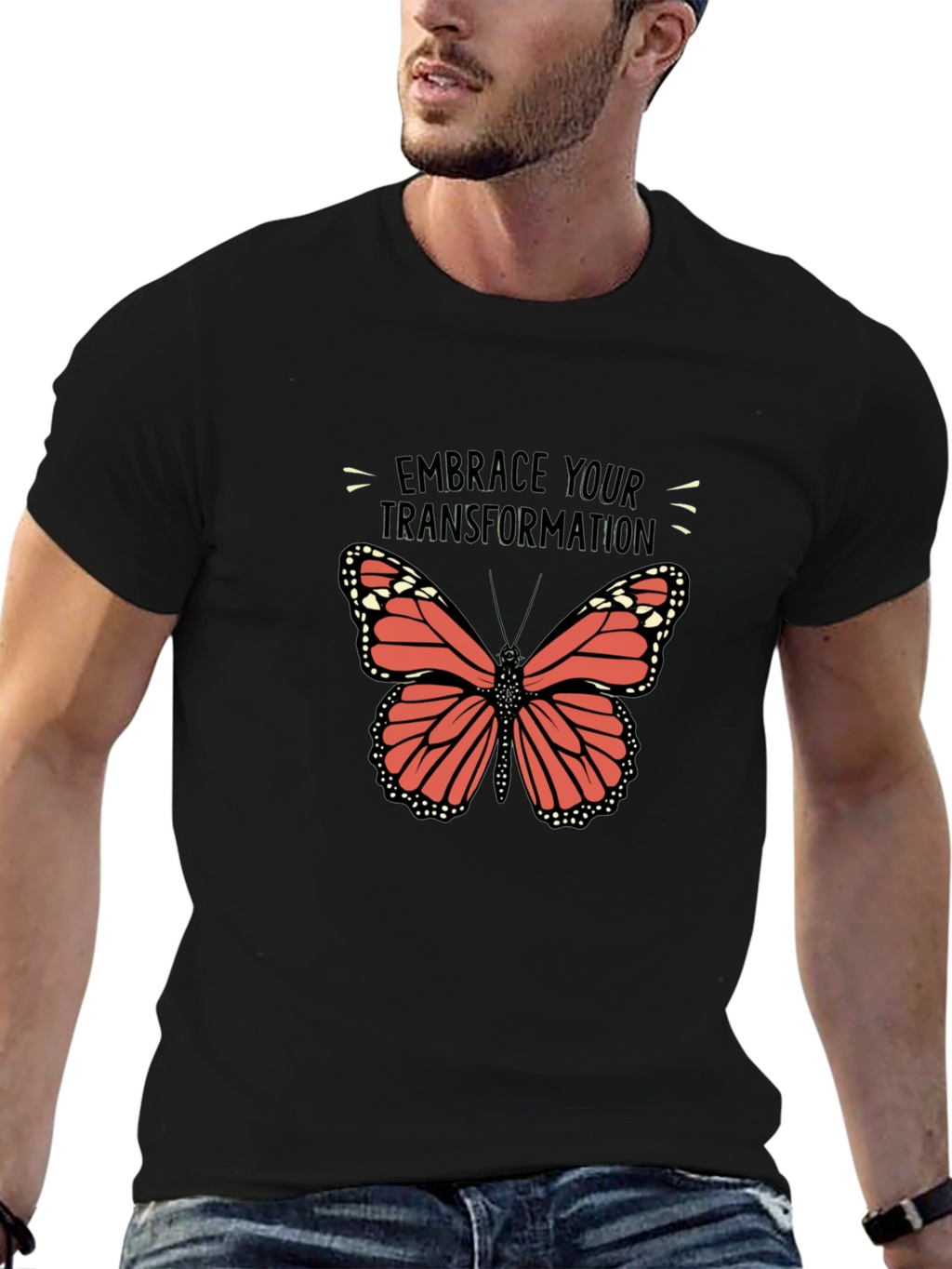 Embrace Your Transformation Butterfly Graphic Tee