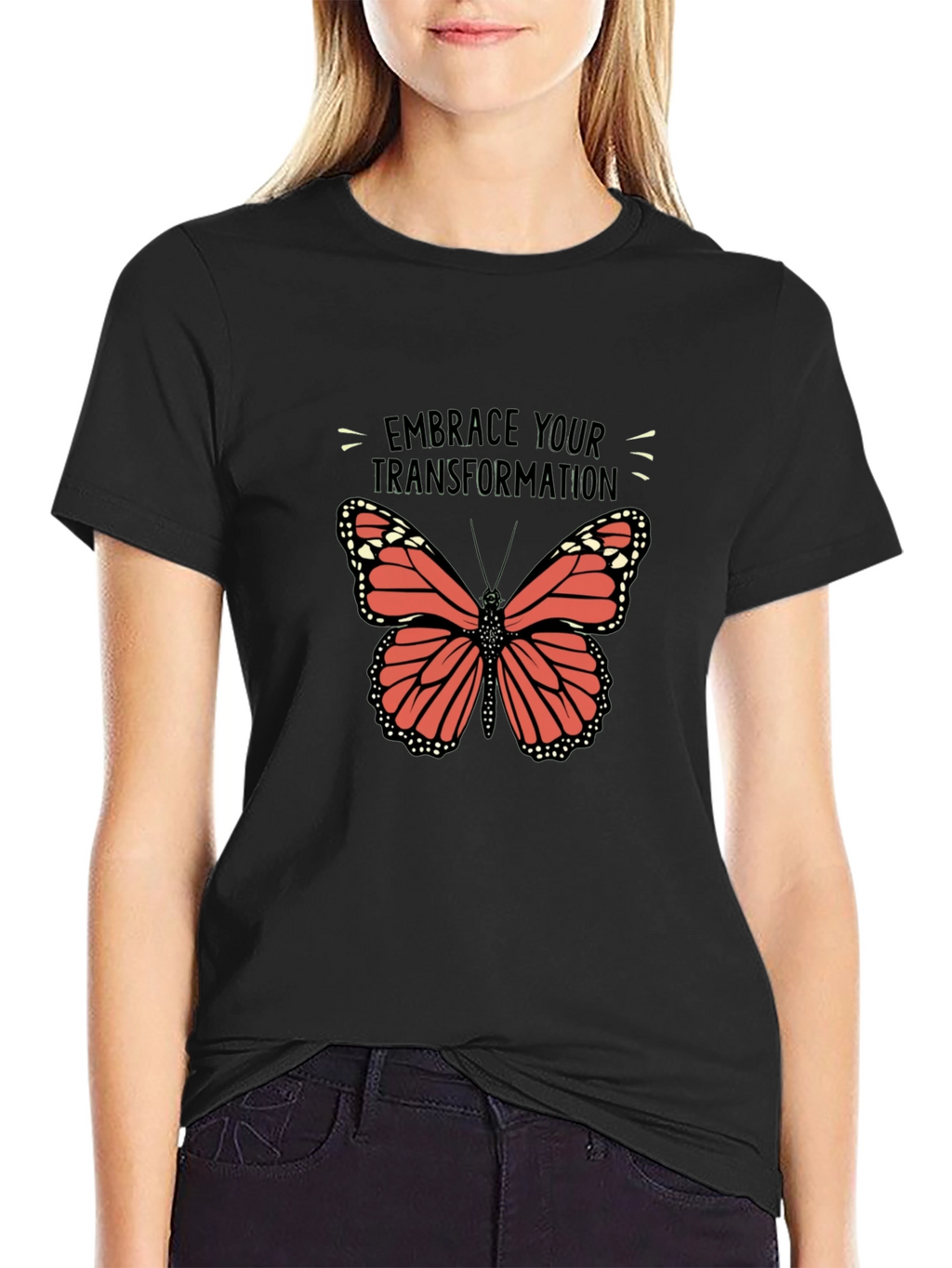 Embrace Your Transformation Butterfly Graphic Tee