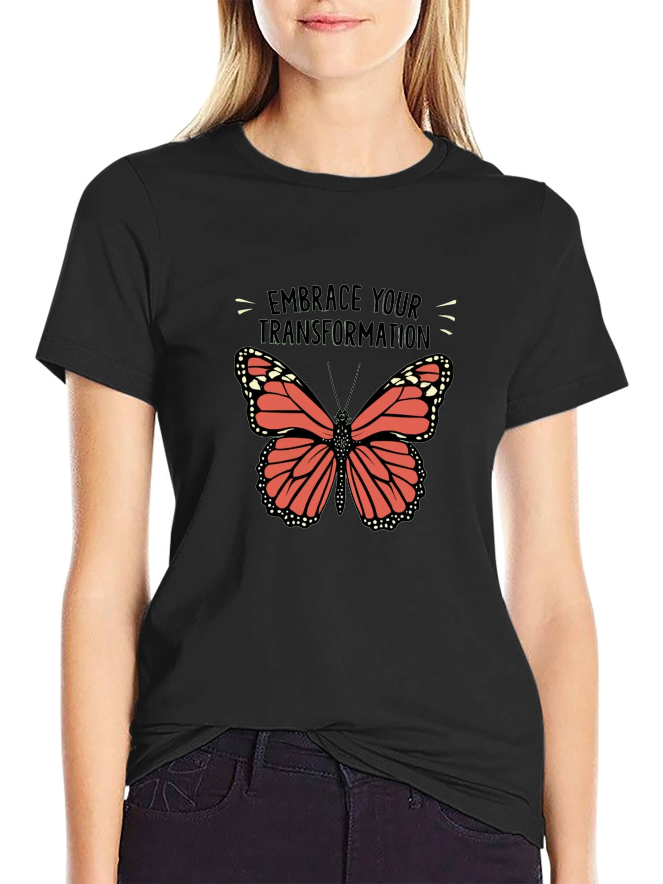 Embrace Your Transformation Butterfly Graphic Tee