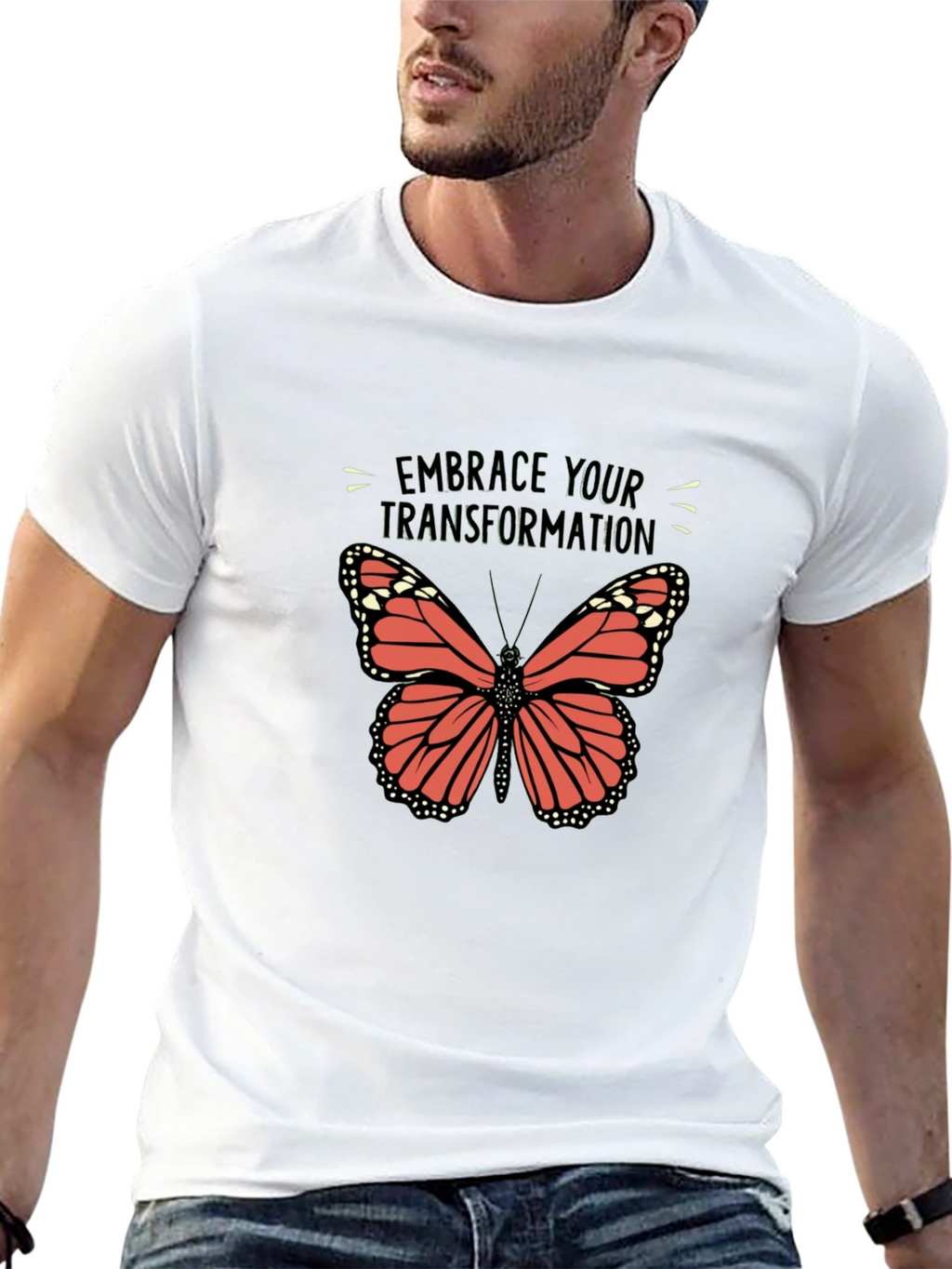 Embrace Your Transformation Butterfly Graphic Tee