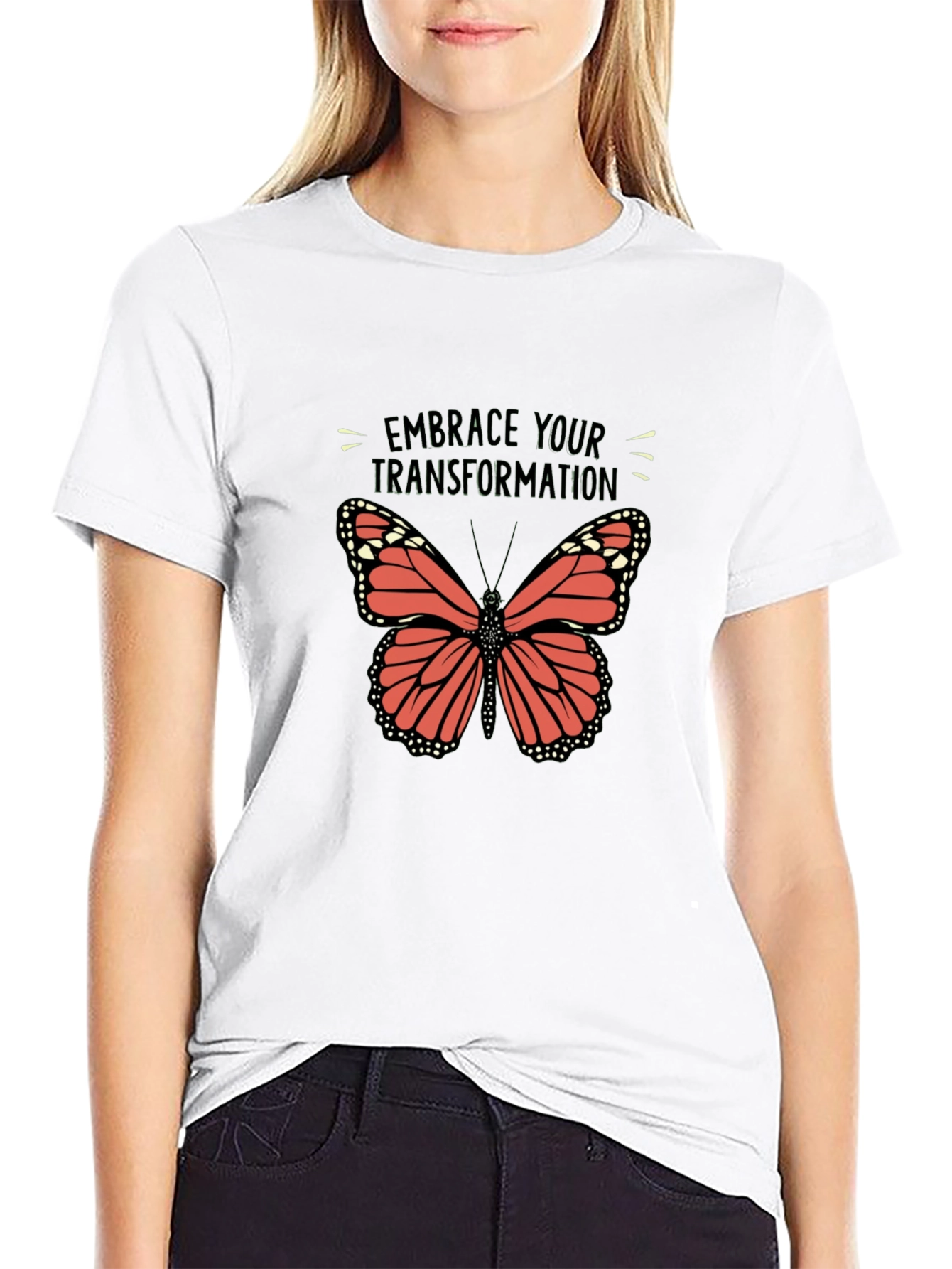 Embrace Your Transformation Butterfly Graphic Tee