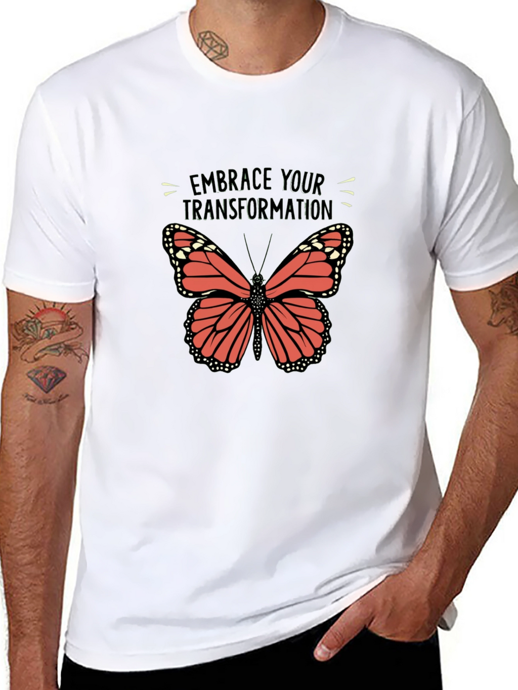 Embrace Your Transformation Butterfly Graphic Tee