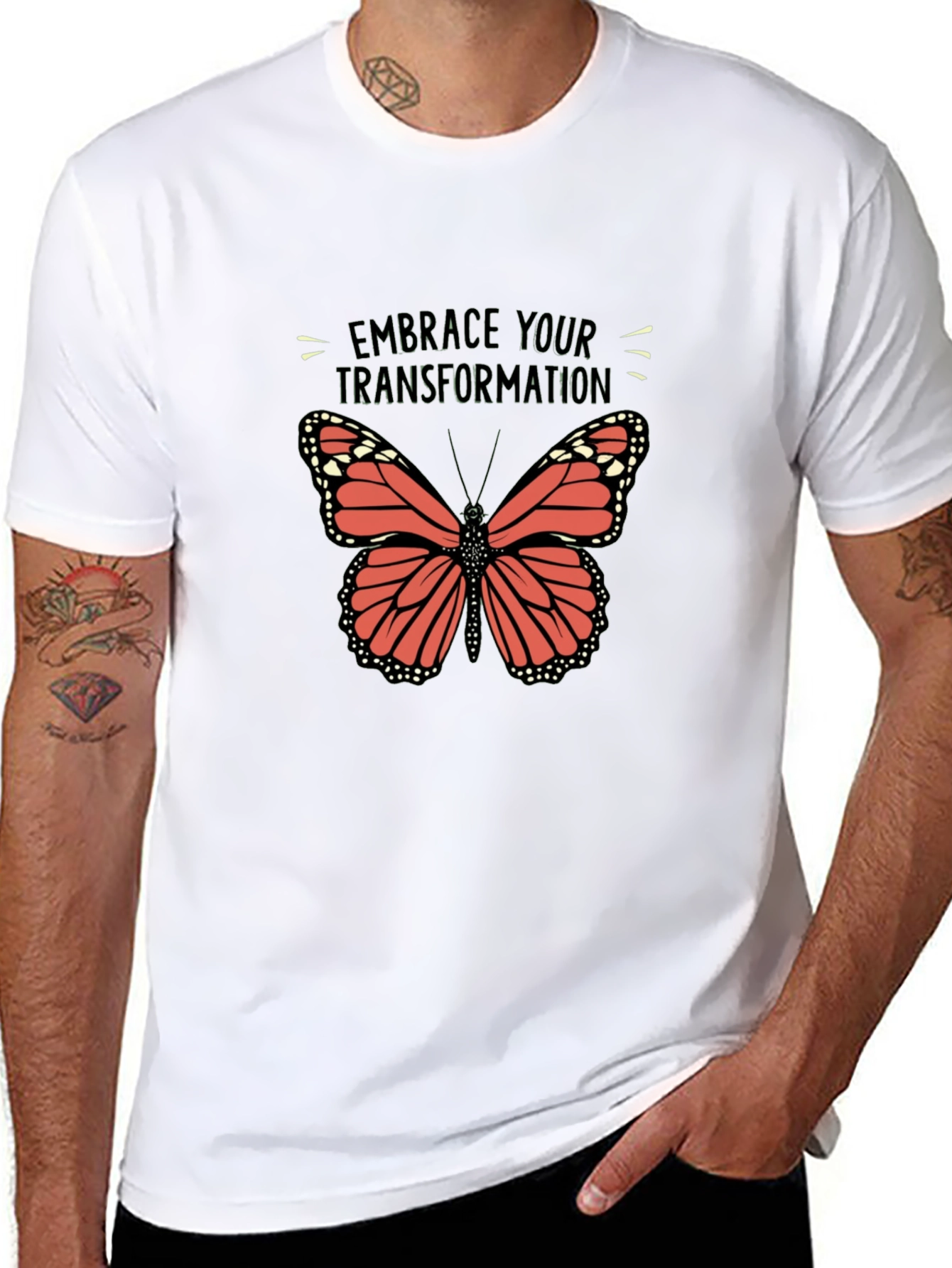 Embrace Your Transformation Butterfly Graphic Tee