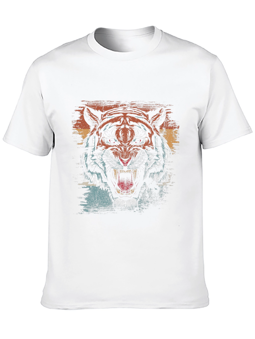 Roaring Tiger Graphic Tee - Mens Black T-Shirt
