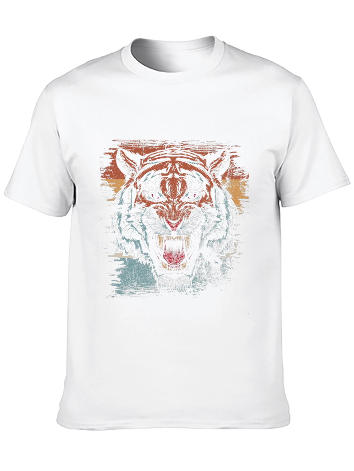Roaring Tiger Graphic Tee - Mens Black T-Shirt